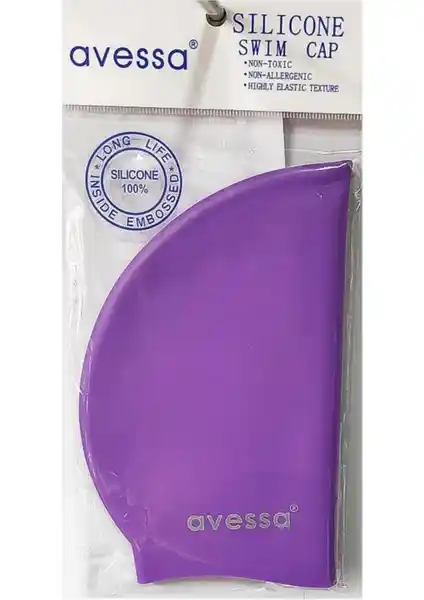 Yüksek Kaliteli Silikon Mor Yüzme Bonesi SC-209 Konfor ve Güvenlik İçin Uygun