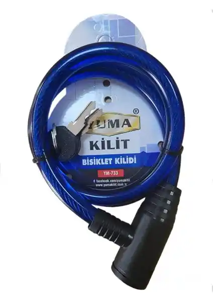 Yuma Bisiklet Kilidi 733 Güçlü Güvenlik ve Dayanıklılık Sunan Çelik Kilit