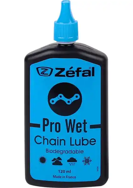 Zefal Pro Wet Zincir Yağı 120ML: Çok Yönlü ve Suya Dayanıklı Bisiklet Zincir Bakım Ürünü