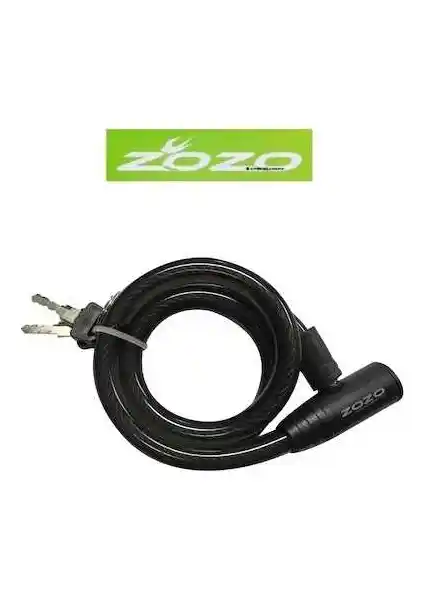 Zozo 12X80 Anahtarlı Halat Kilit: Pratik ve Hafif Güvenlik Çözümü