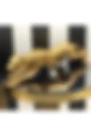Mirsa Global Leopar Gold Dekoratif Biblo ile Evinizi Şık Hale Getirin