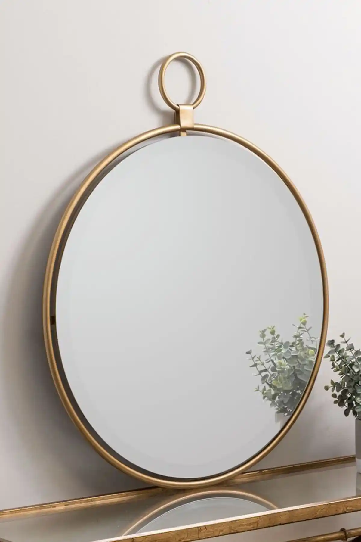Modabilya Ringo Metal Yuvarlak Halkalı Ayna ile Ev Dekorasyonunuza Yenilik Katın