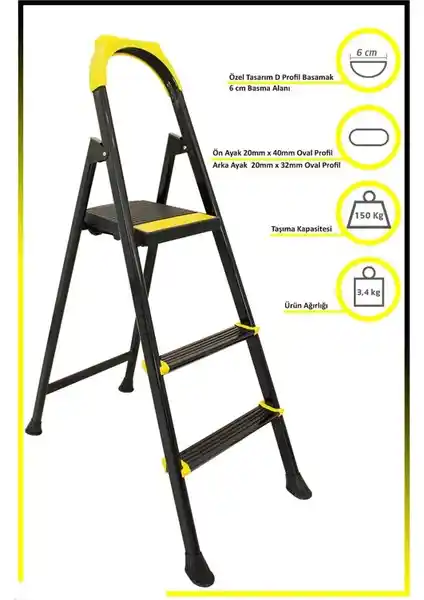 Ertekpa Leo 2+1 ve Eurostep 3 Basamaklı Merdiven Karşılaştırması