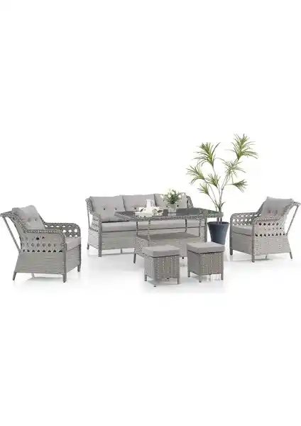 EVDEMO Deniz Rattan Puflu ve Tu Tienda PETRA Bahçe Mobilyası Karşılaştırması