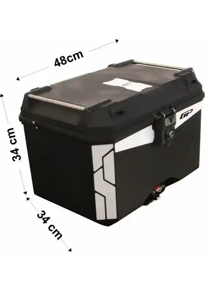 Gp Kompozit Universal 45 Lt Plastik ve 57 Lt Alüminyum Motosiklet Çantası Karşılaştırması