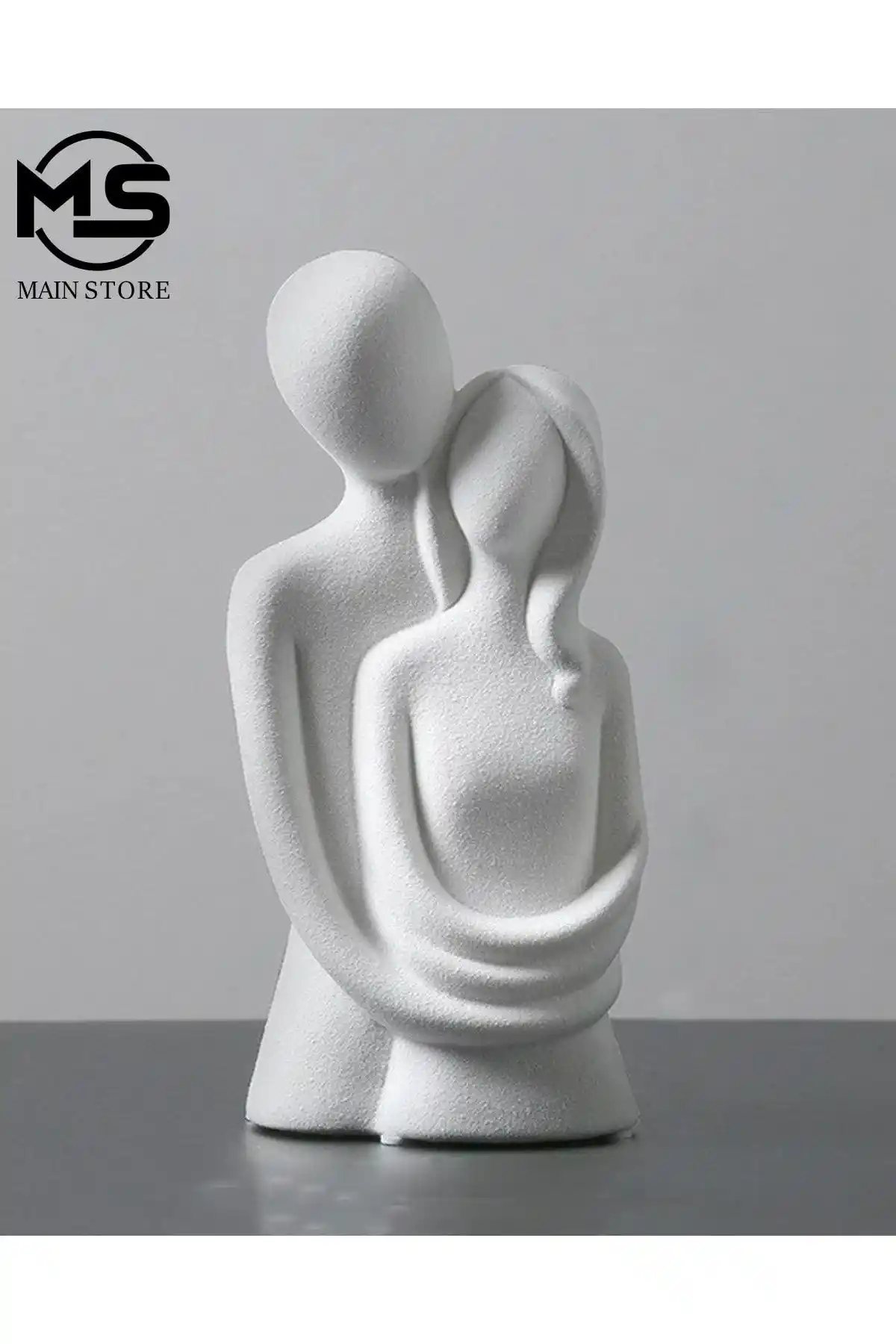 El Yapımı Modern Dekoratif Obje: Main Collectibles Sarılan Çift Biblo