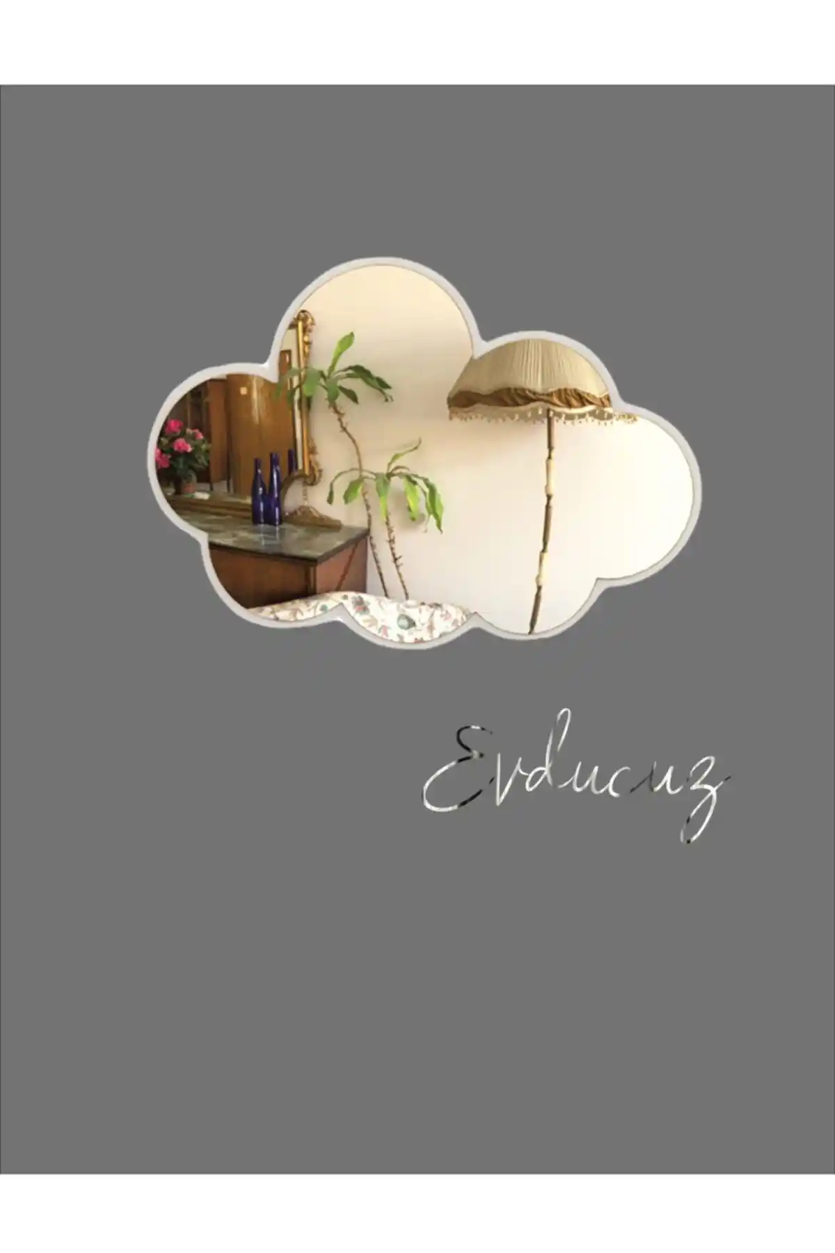 Evdeucuz Bulut Çocuk Odası Duvar Aynası ile Modern ve Eğlenceli Dekorasyon Fırsatları