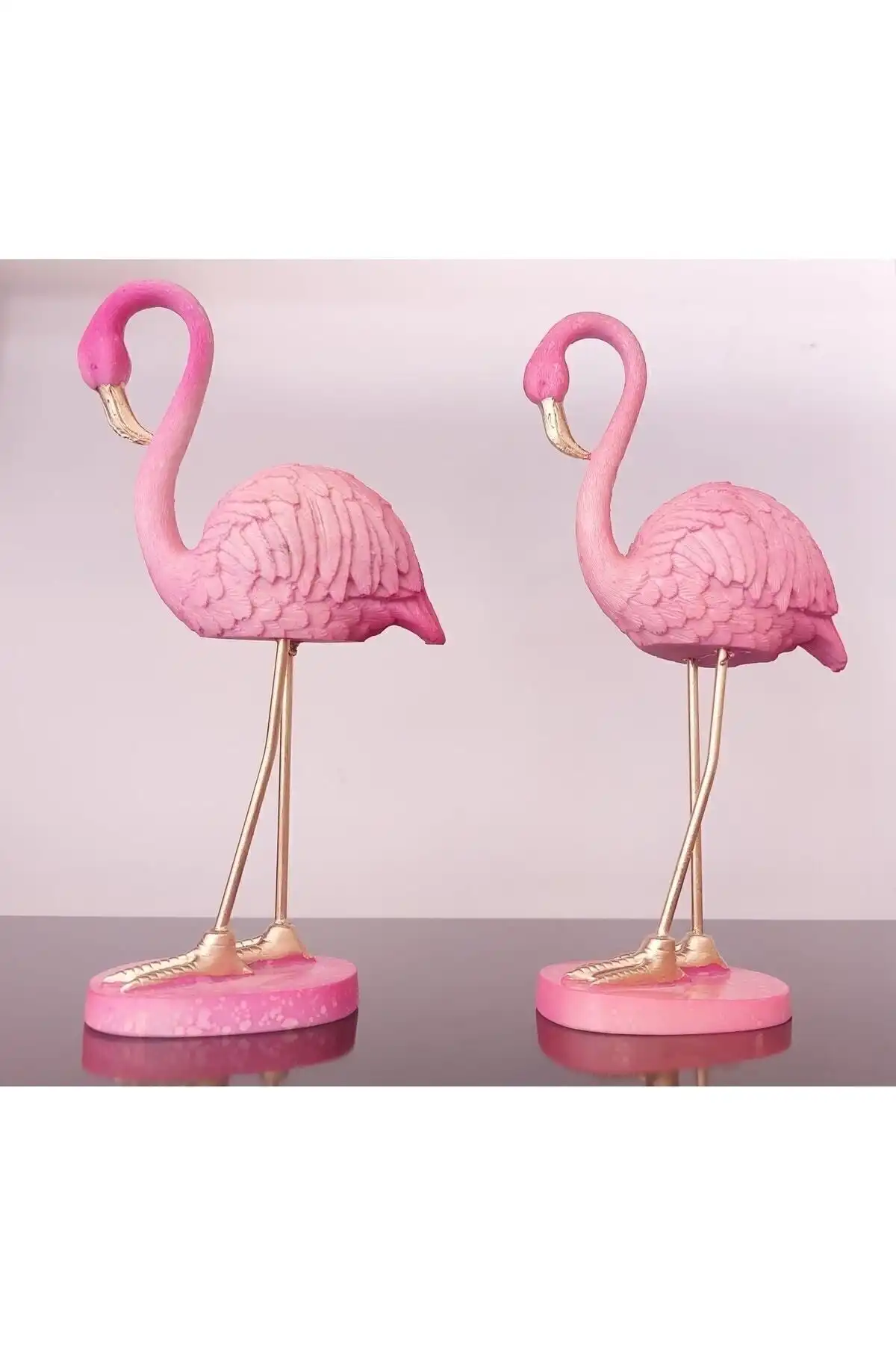 Gloriys Home & Decor Pembe Flamingo Dekoratif Biblo ile Ev Dekorasyonunu Zenginleştirin