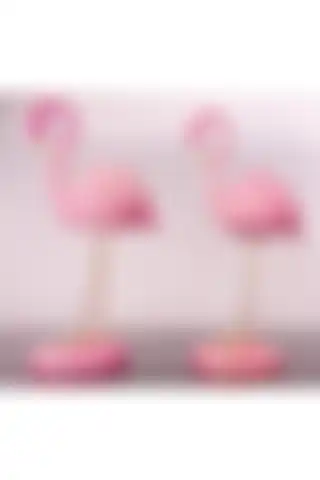 Gloriys Home & Decor Pembe Flamingo Dekoratif Biblo ile Ev Dekorasyonunu Zenginleştirin
