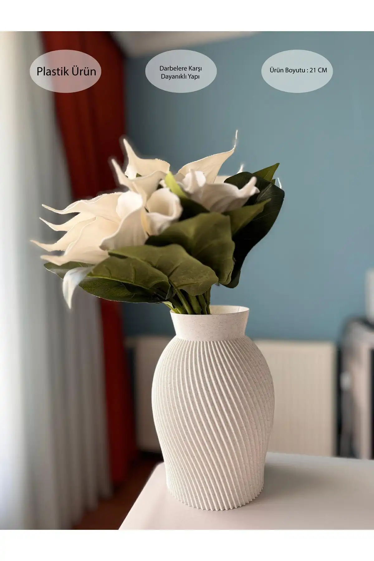Limon 3D Design Modern Vazo: Estetik ve Fonksiyonel Tasarım İle Mekanınızı Zenginleştirin