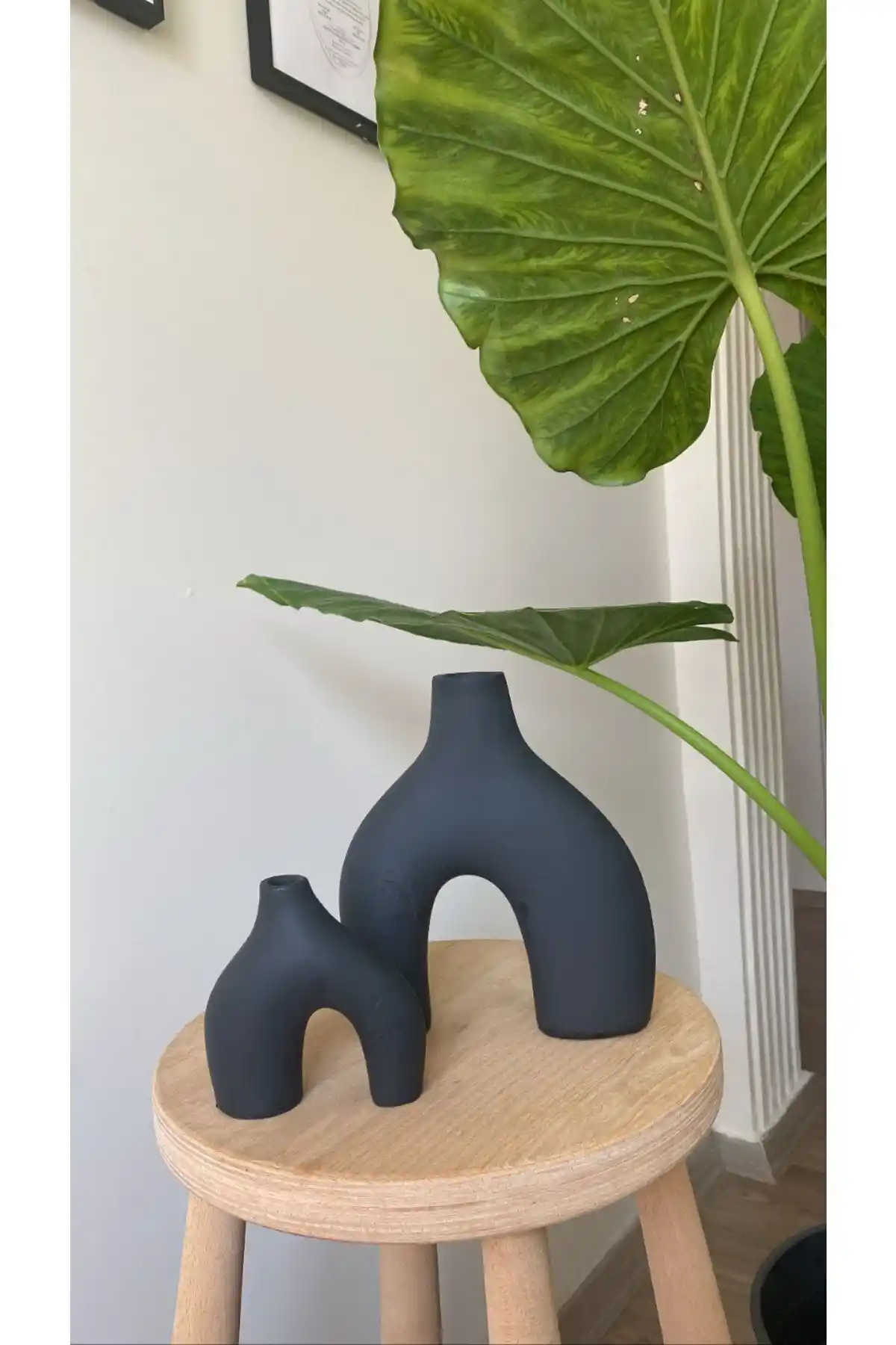 Ogish 2'li Set İskandinav Dekoratif Bohem Vazo: Minimalist Tasarım ve Şıklık