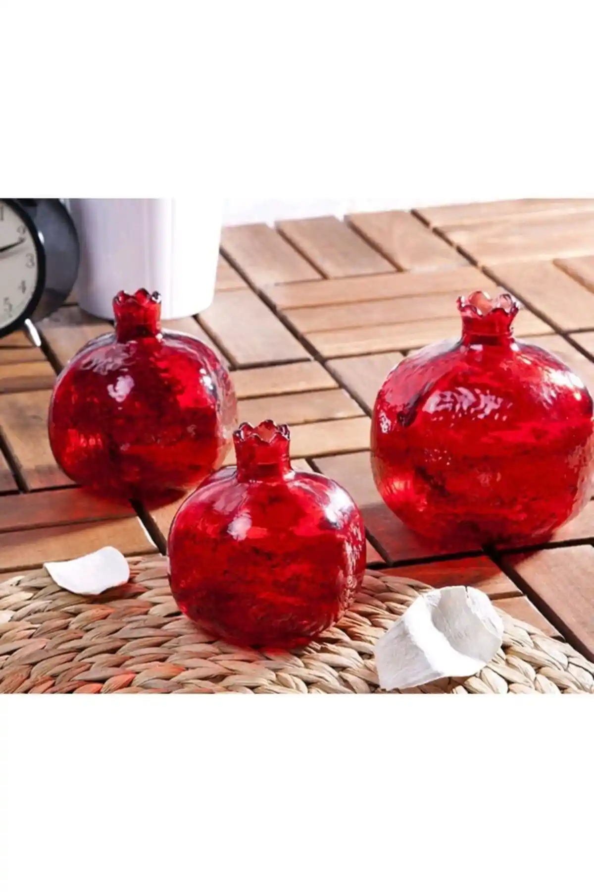 Sahanedunya Sigma Üçlü Nar Biblo ile Modern ve Estetik Dekorasyon Fırsatları