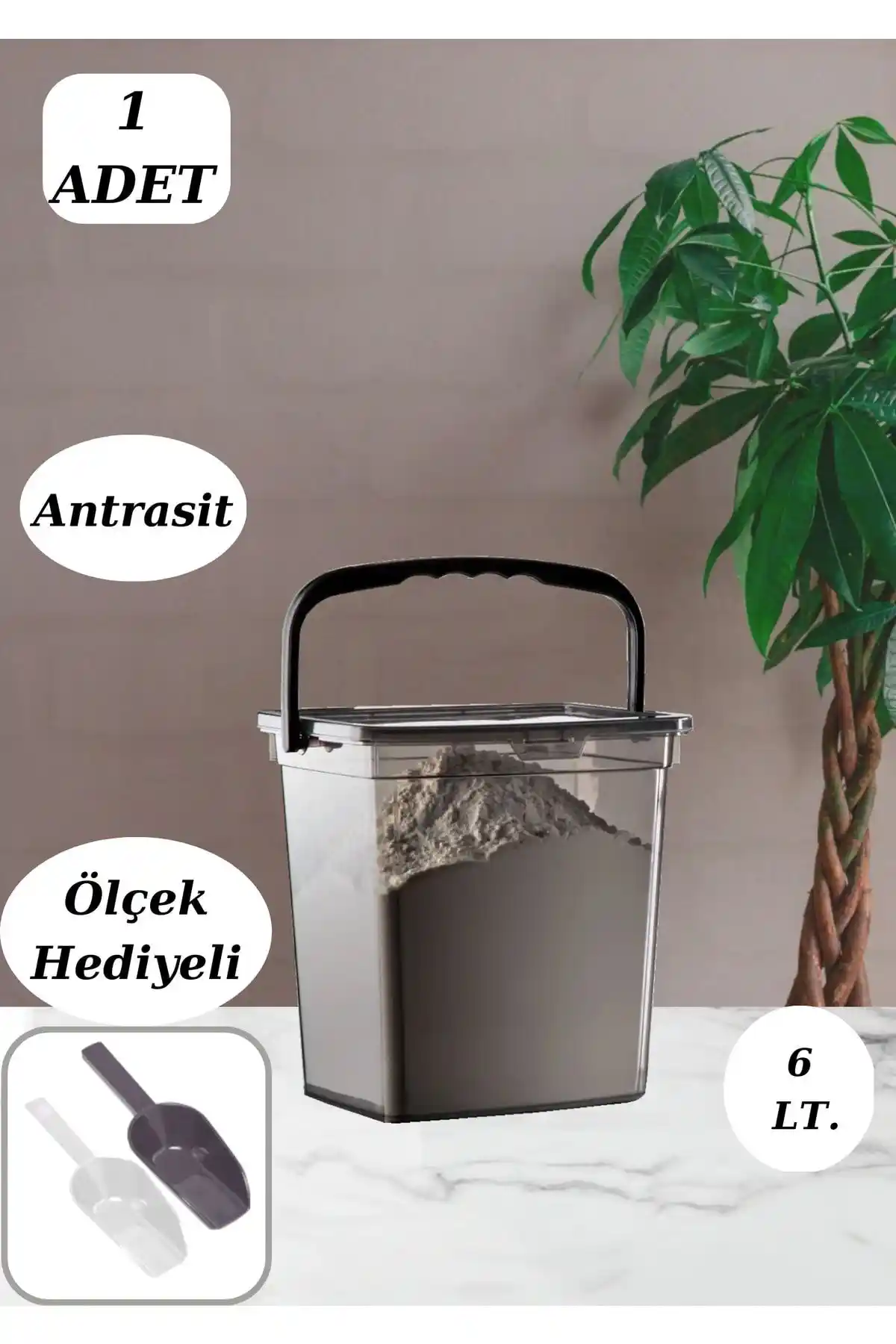 Alamut Home Kapaklı Deterjanlık: Estetik ve Pratik Temizlik Çözümü