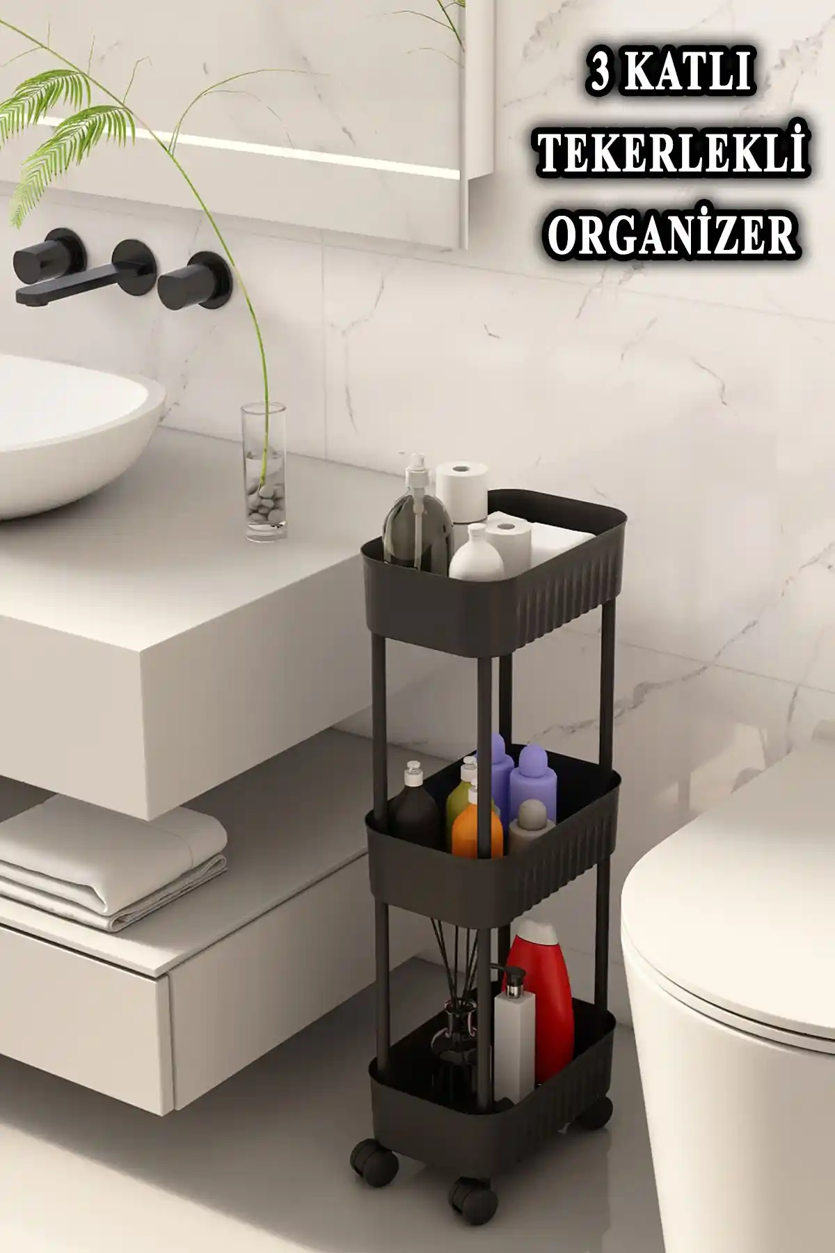 ARNİLLO Lizbon Çok Amaçlı Çok Katlı Organizer ile Ev ve Banyo Düzeninizi Optimize Edin