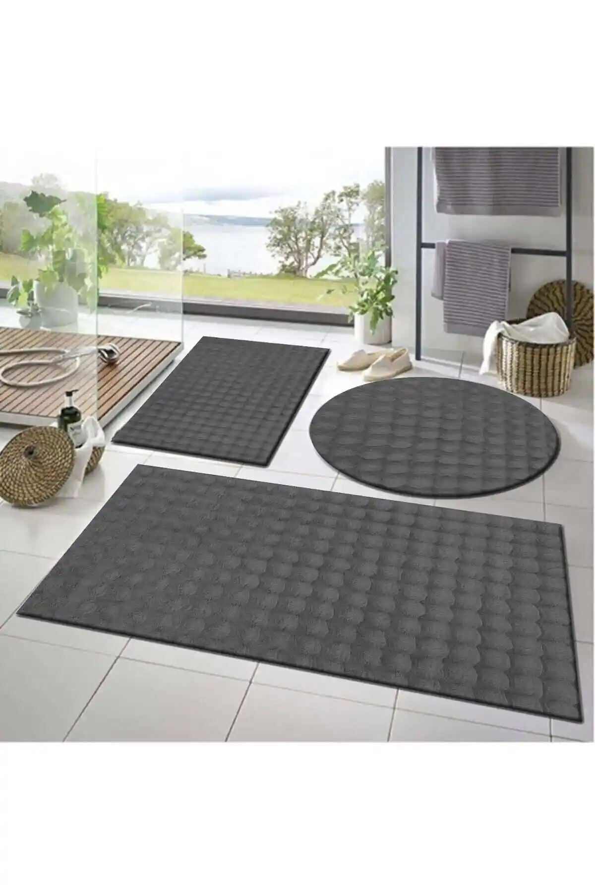 Balat Halı Raschel Battaniye ile Banyonuzda Konfor ve Modern Tasarımın Buluşması