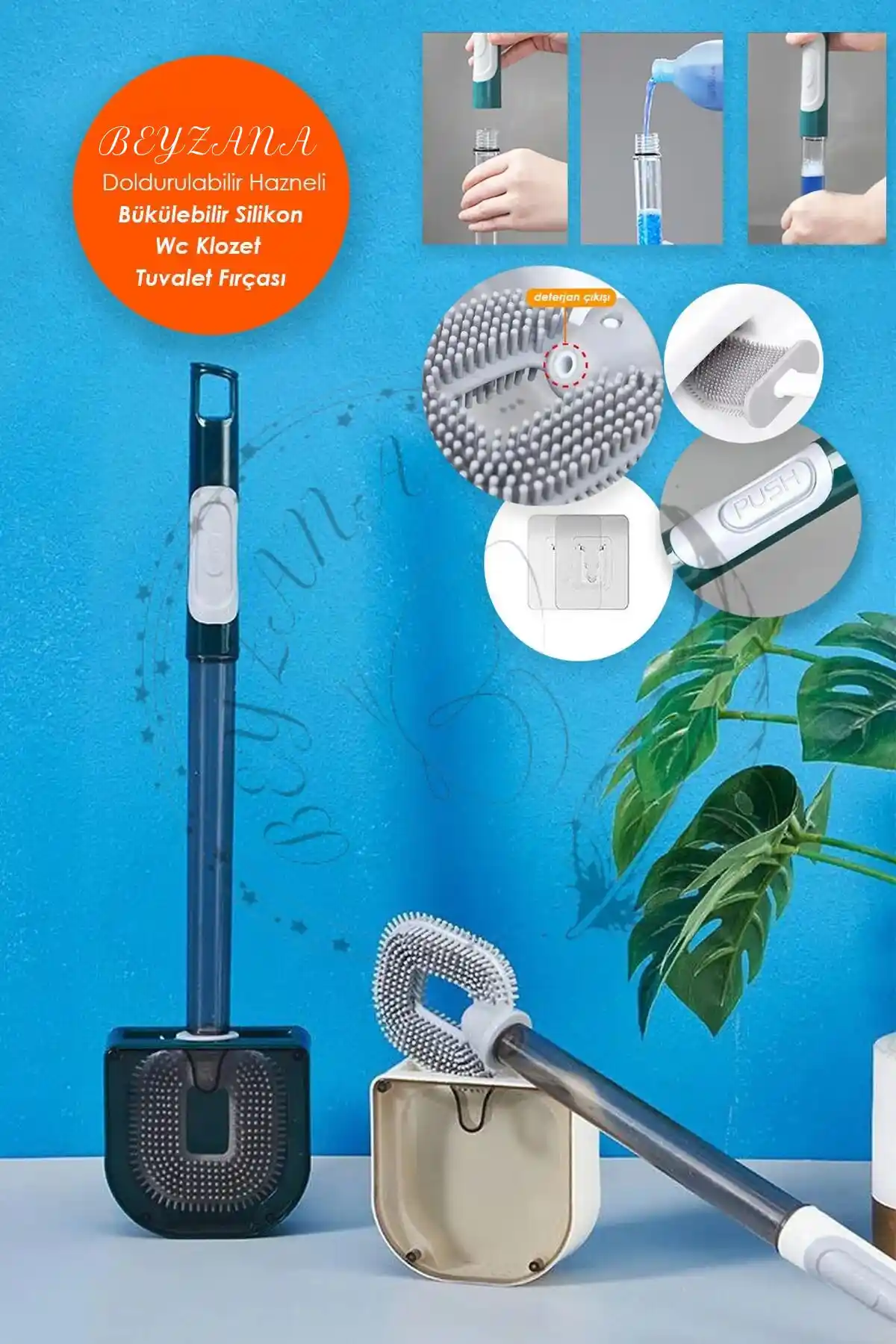 BEYZANA Pratik Doldurulabilir Silikon Tuvalet Fırçası Detaylı İnceleme ve Kullanıcı Yorumları