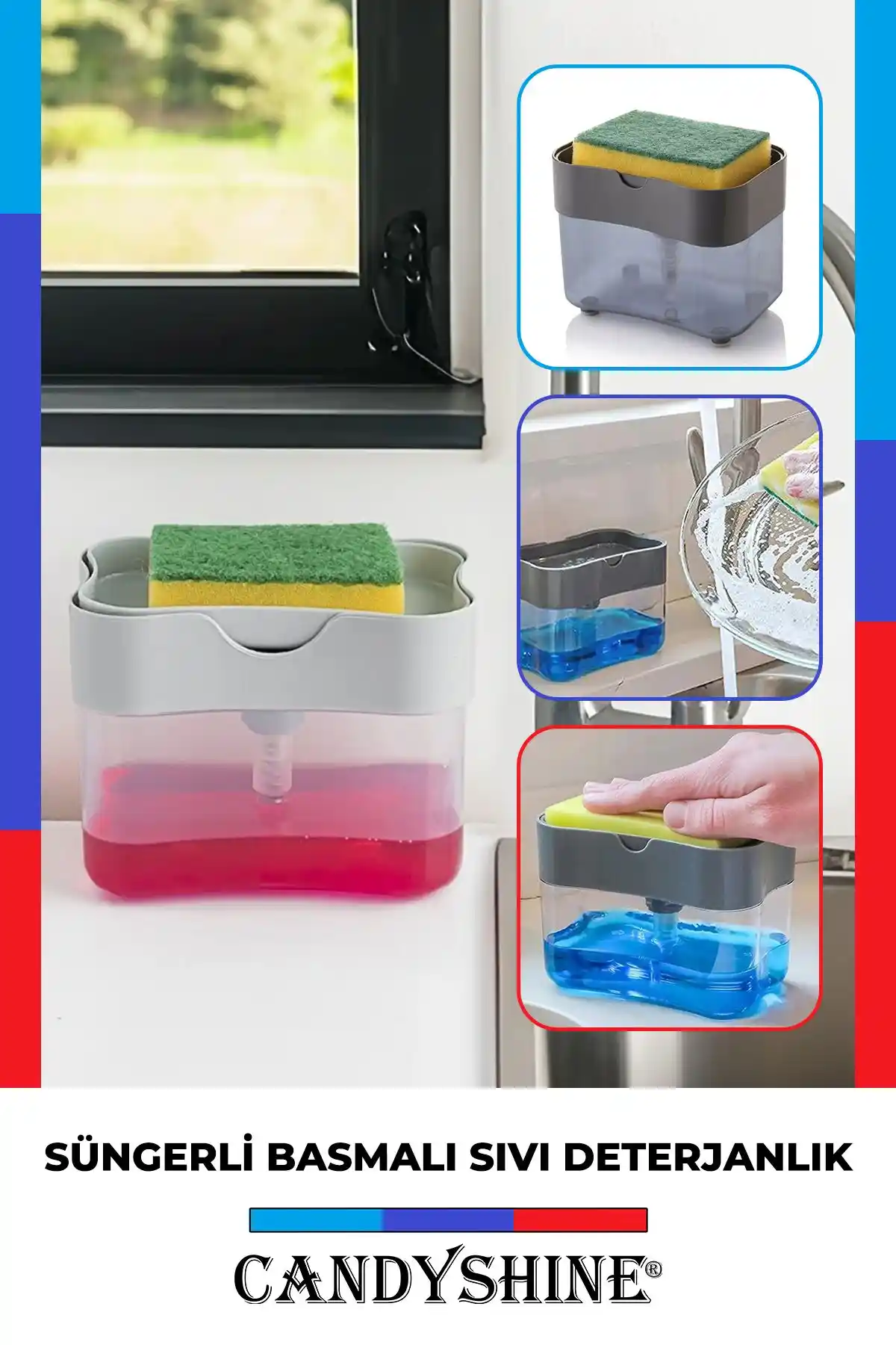 CandyShine Pompalı Sıvı Sabunluk: Estetik ve Fonksiyonellik Sunan Modern Tasarım