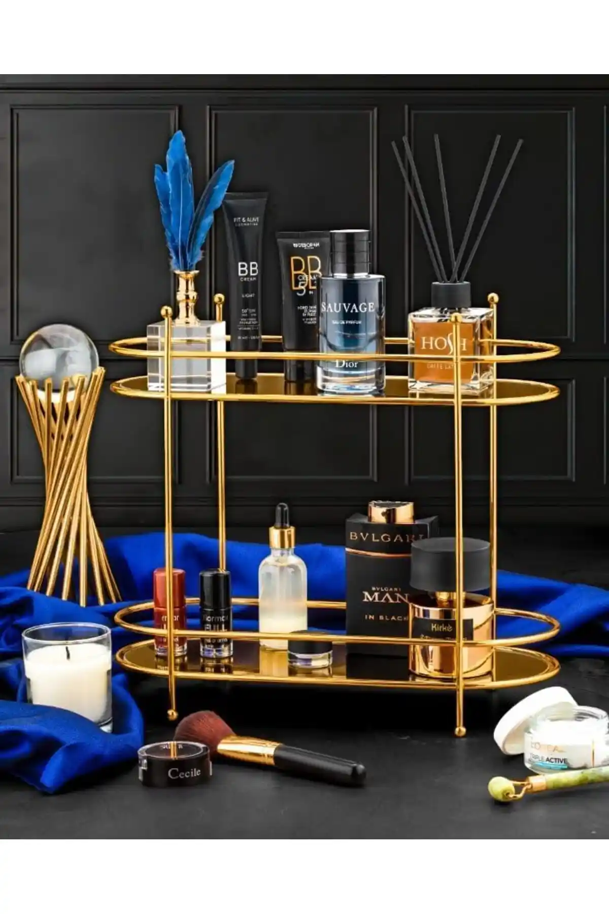 Çarşı Hanem Çok Amaçlı Banyo ve Makyaj Organizeri Modern Tasarım ve Dayanıklı Malzeme ile