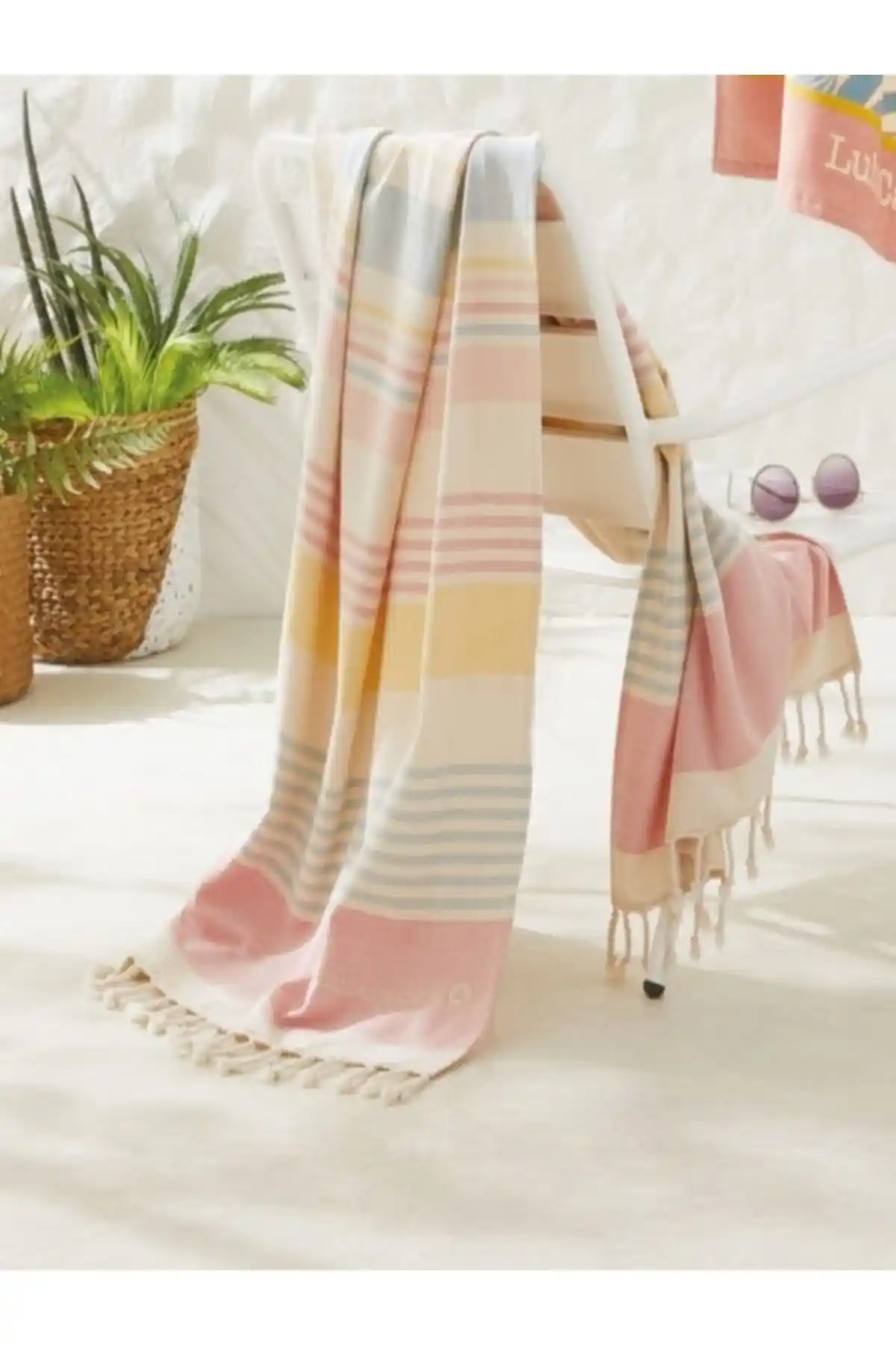 CottonTherapy 90x160 Cm Pamuklu Havlu Peştamal Yüksek Emicilik ve Şık Tasarım