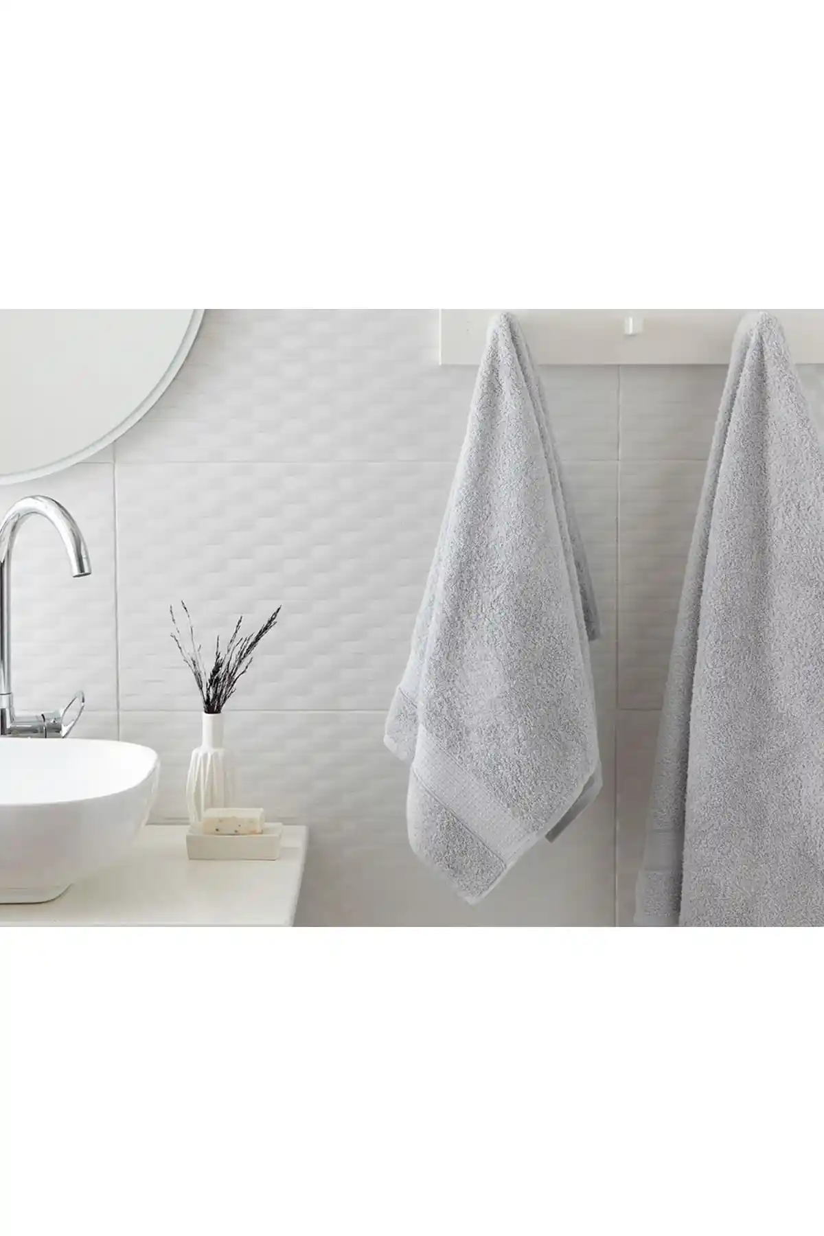 English Home Pure Basic Yüz Havlusu: Yüksek Emicilik ve Şık Tasarım Özellikleri