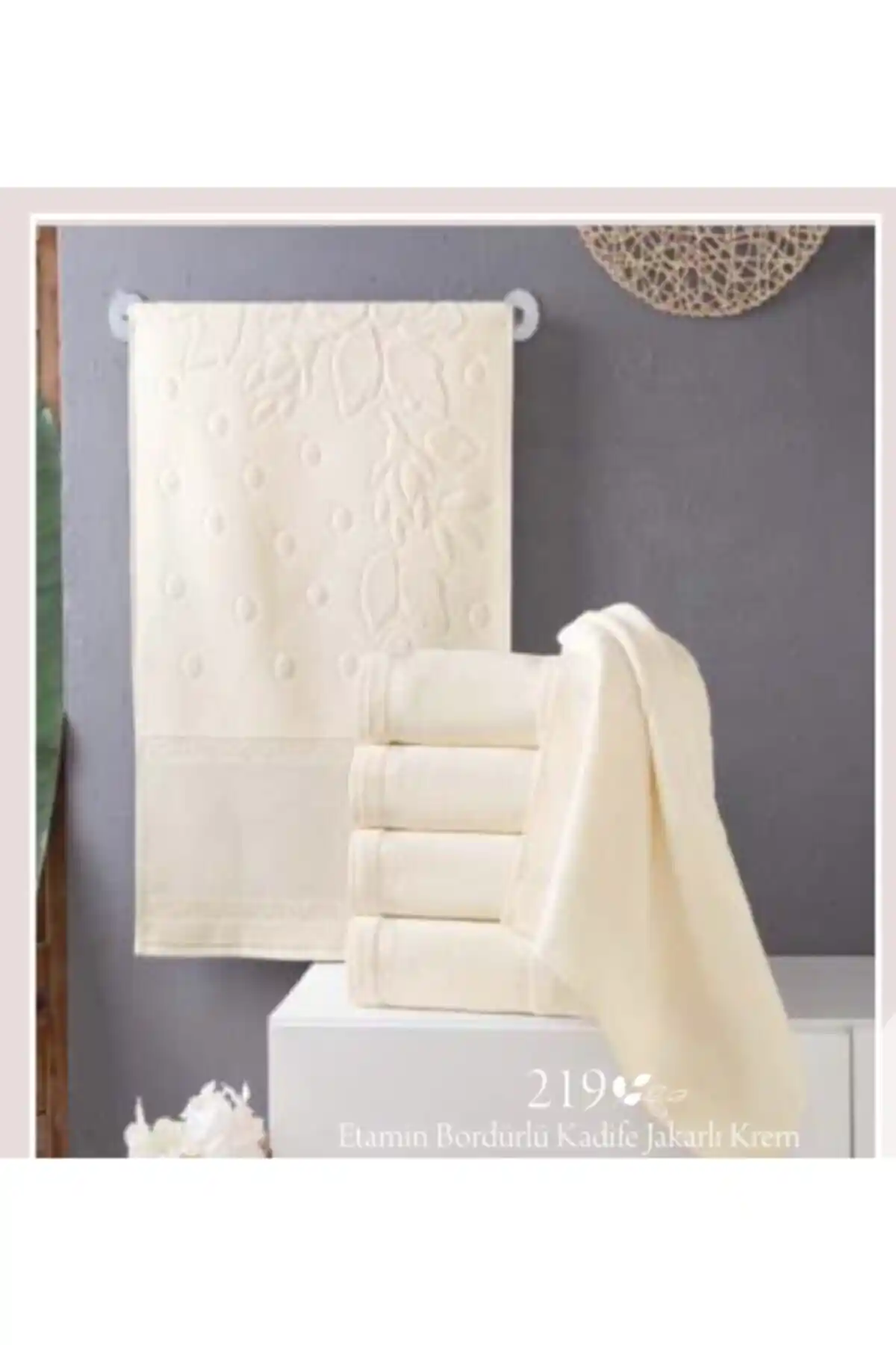 Fiesta Etamin Jakarlı 6'lı Mutfak Havlusu Seti Şıklık ve Fonksiyonellik Sunar