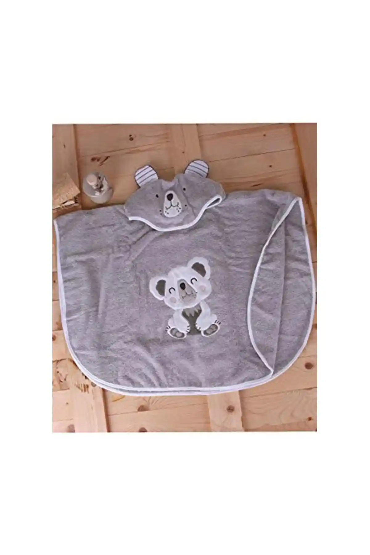 Genel Markalar %100 Pamuk Yuvarlak Koala Çocuk Banyo ve Plaj Panço Havlu: Konfor ve Şıklığın Buluştuğu Tasarım