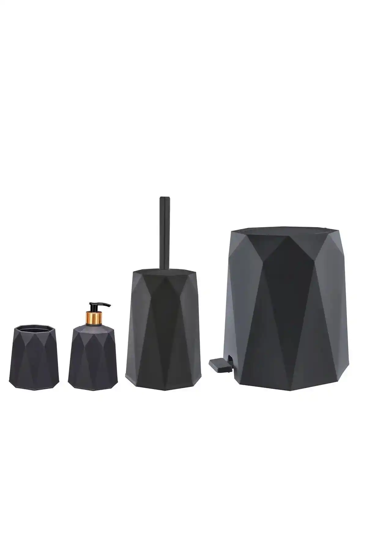 Genel Markalar 4'lü Banyo Seti: Modern ve Dayanıklı Banyo Dekorasyonu Çözümü