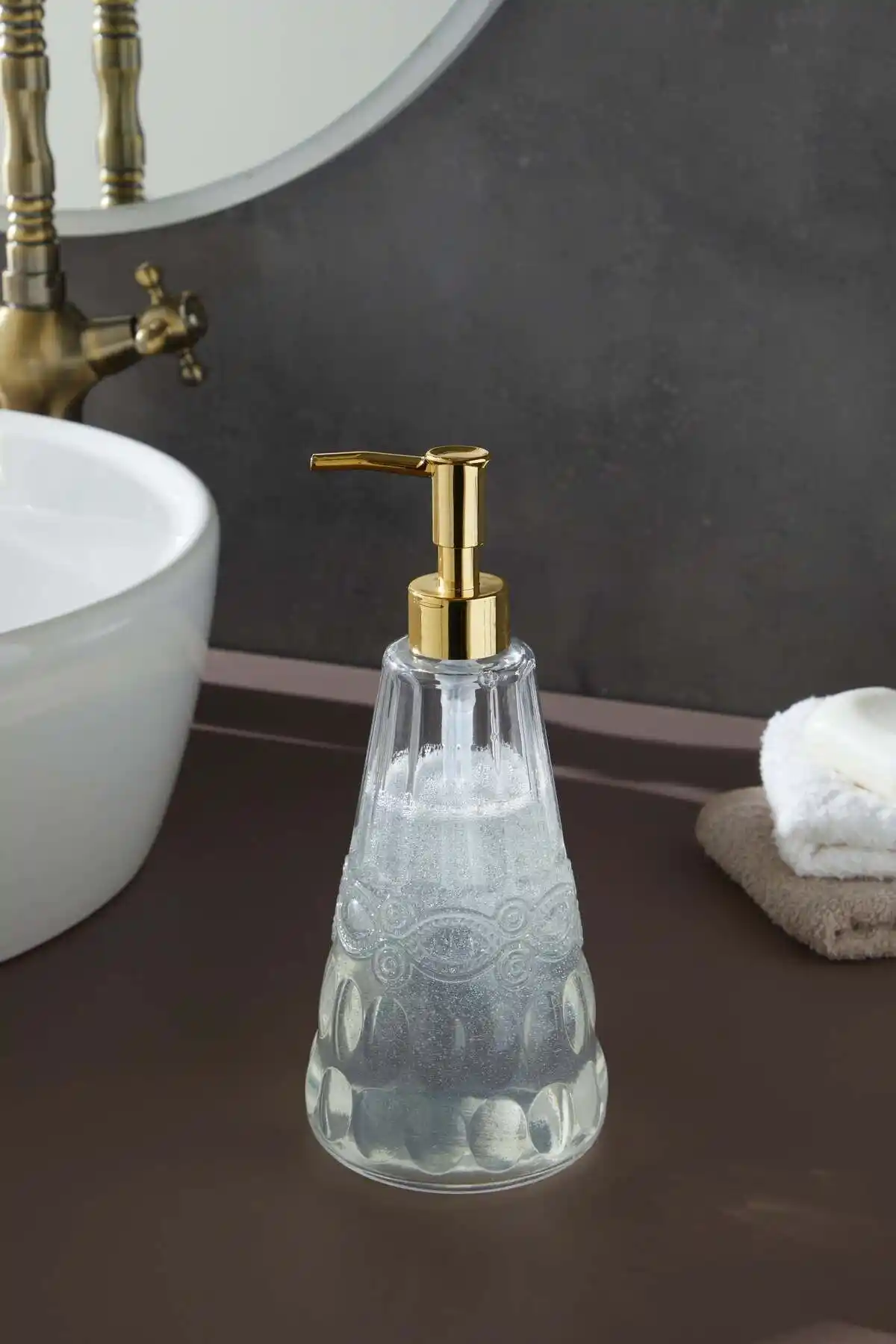 Glamis Selen Concept İdil Model El Yapımı Cam Sabunluk Şık ve Dayanıklı Tasarım