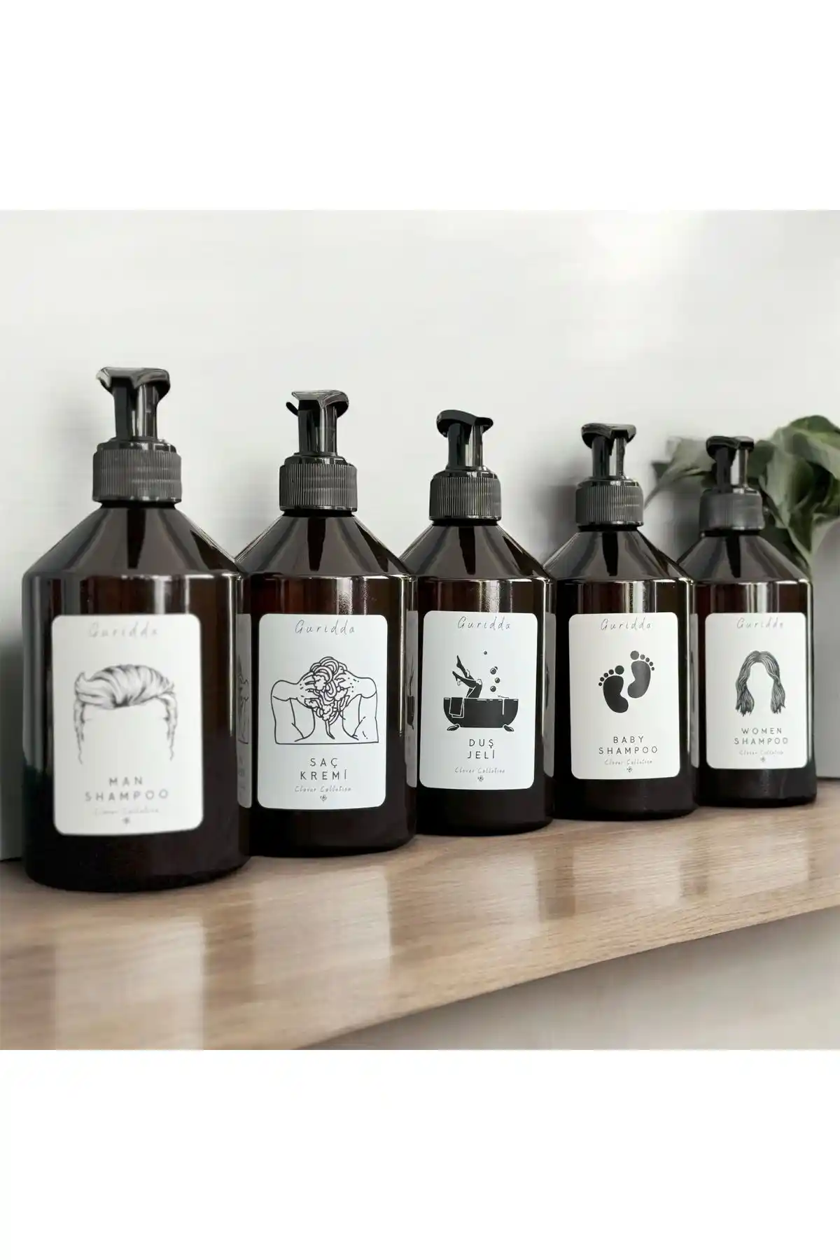 Guridda Home Design 5'li Bakım Seti: Estetik ve Fonksiyonellik Sunan Banyo Aksesuarları