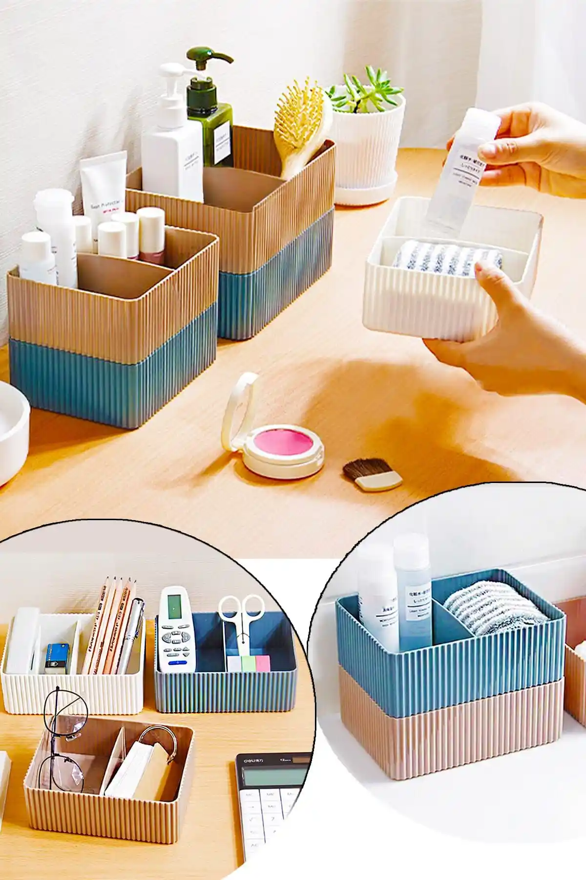 Helen’s Home Çok Amaçlı Plastik Bölmeli Düzenleyici - Dayanıklı ve Pratik Kullanım