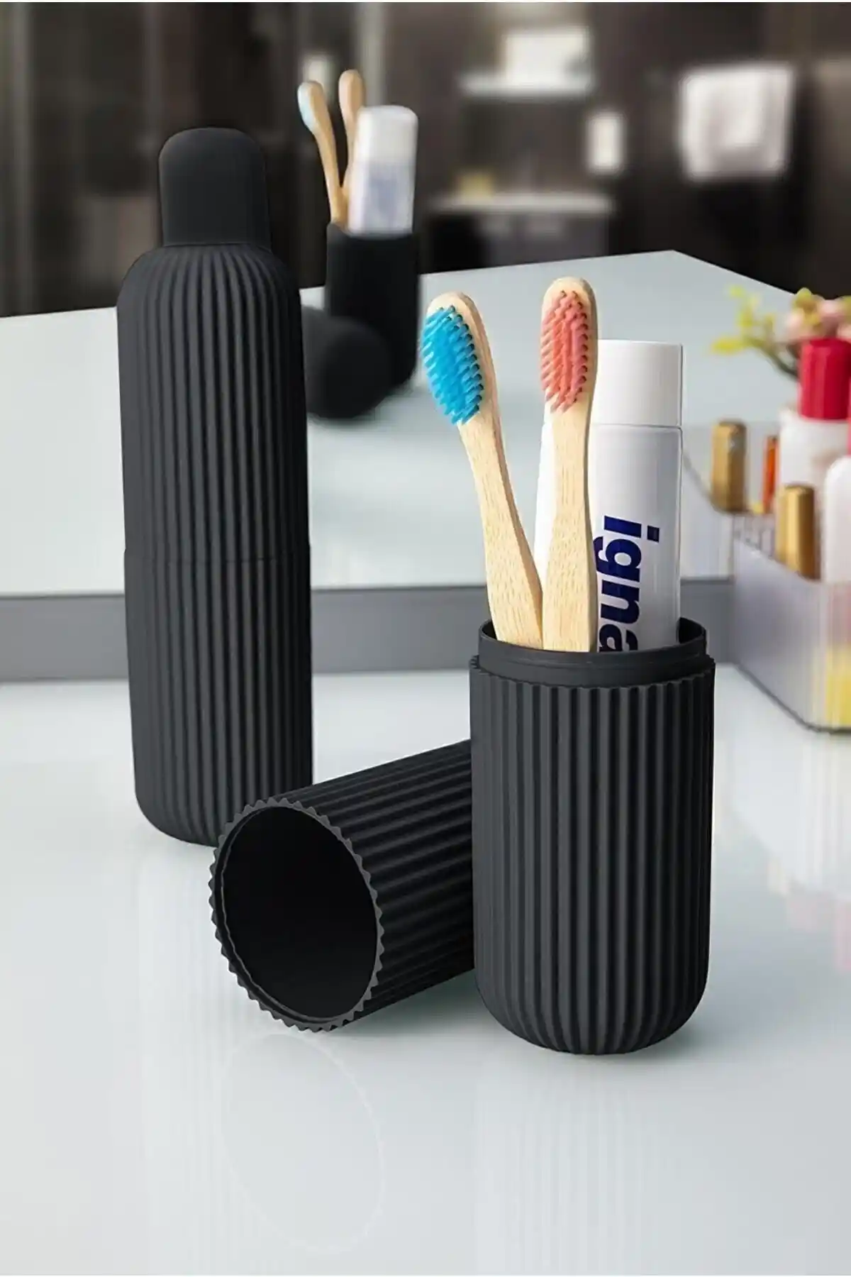 KaktüsKedi 2 Adet Seyahat Tipi Aksesuar Taşıma Kutusu Pratik ve Dayanıklı Tasarım