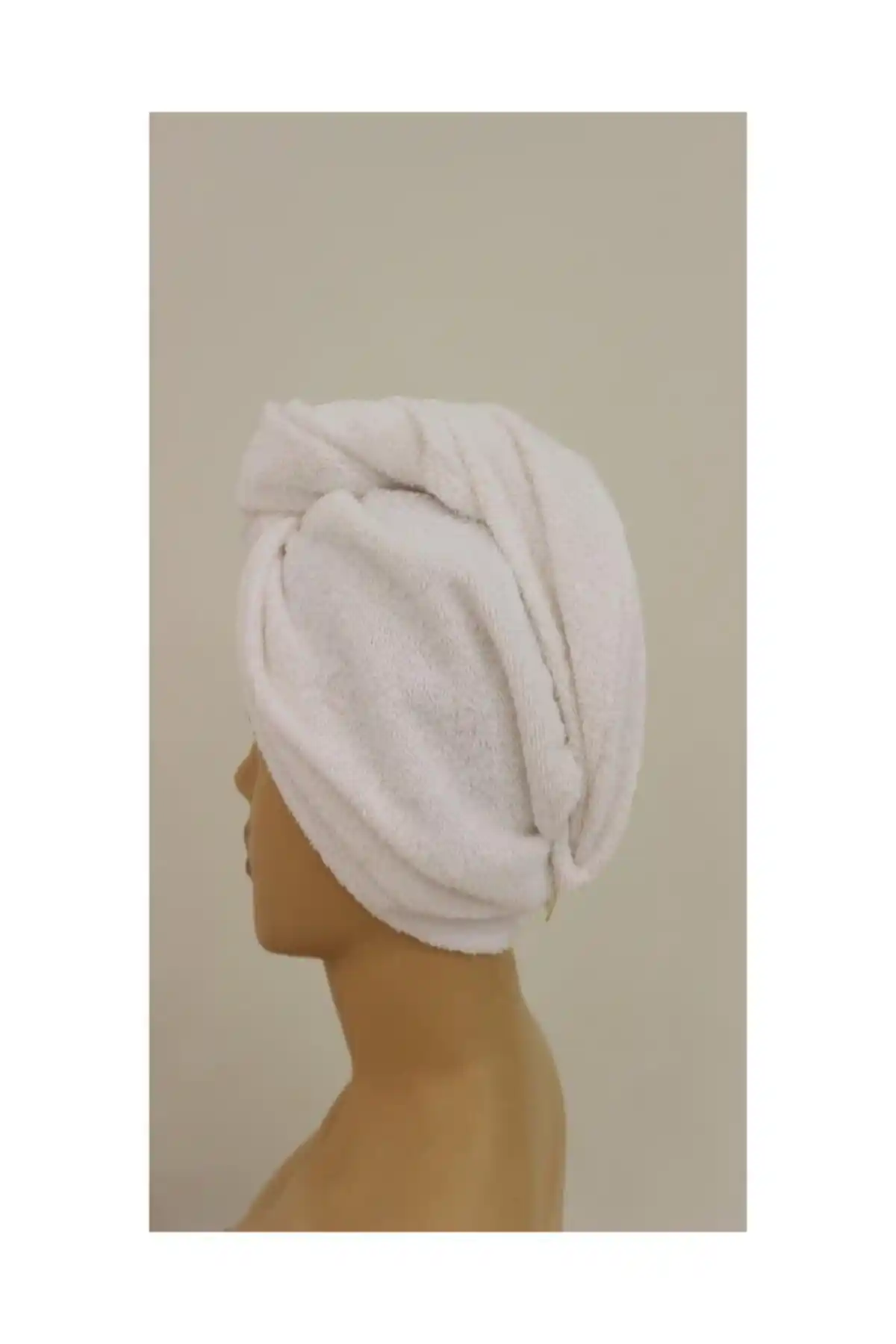 Kardelen %100 Pamuklu Saç Kurulanma Bezi ve Bone Seti Şık ve Dayanıklı Tasarım