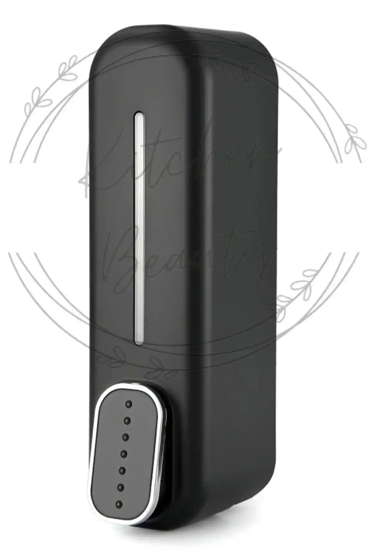 Kitchen Beauty Siyah Plastik Duvara Monte Sabunluk 300 ml Pratik ve Şık Tasarım