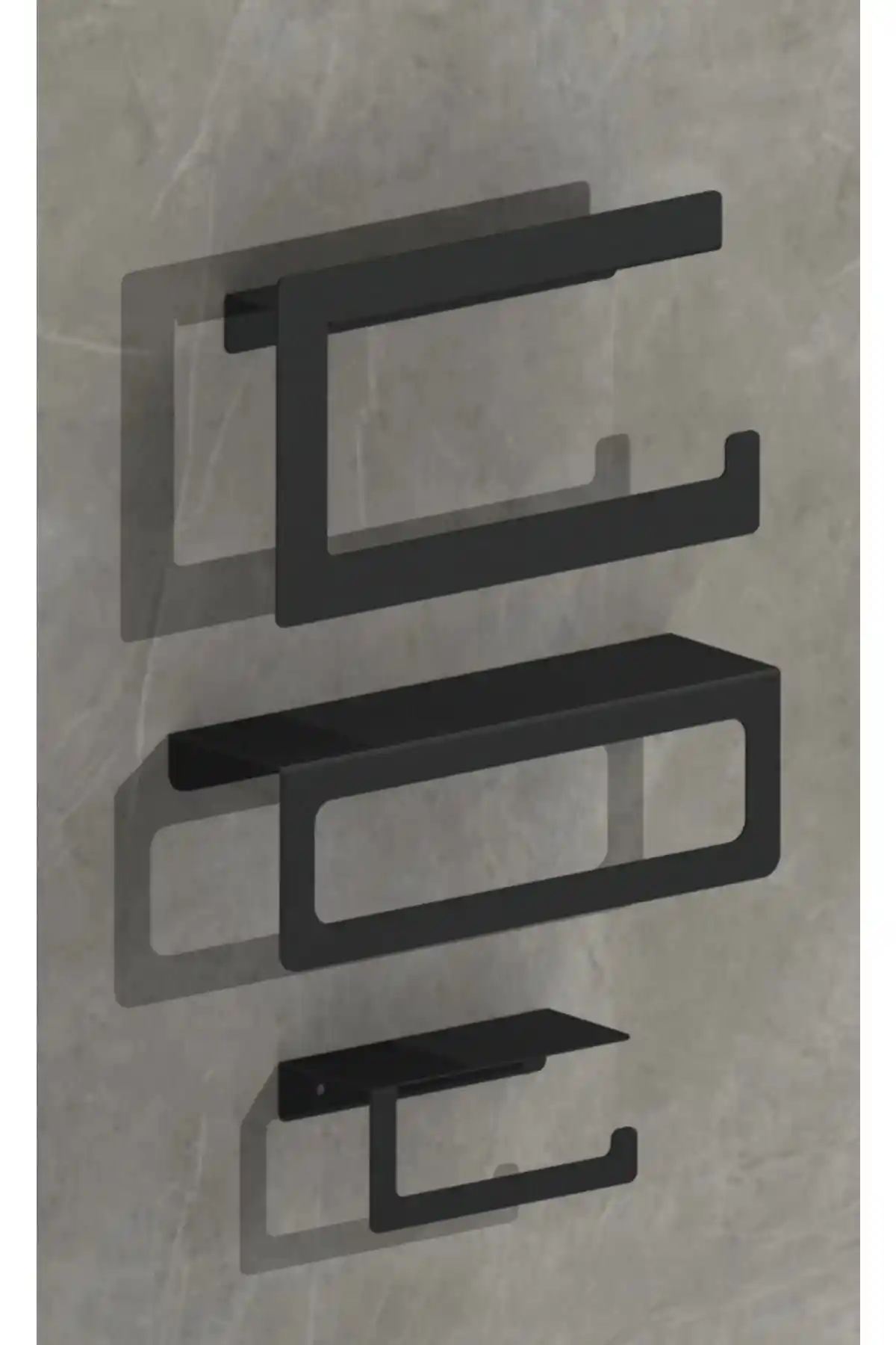 Kraker Rulo Peçetelik Havluluk Tuvalet Kağıdı Seti Modern ve Dayanıklı Banyo Aksesuarı