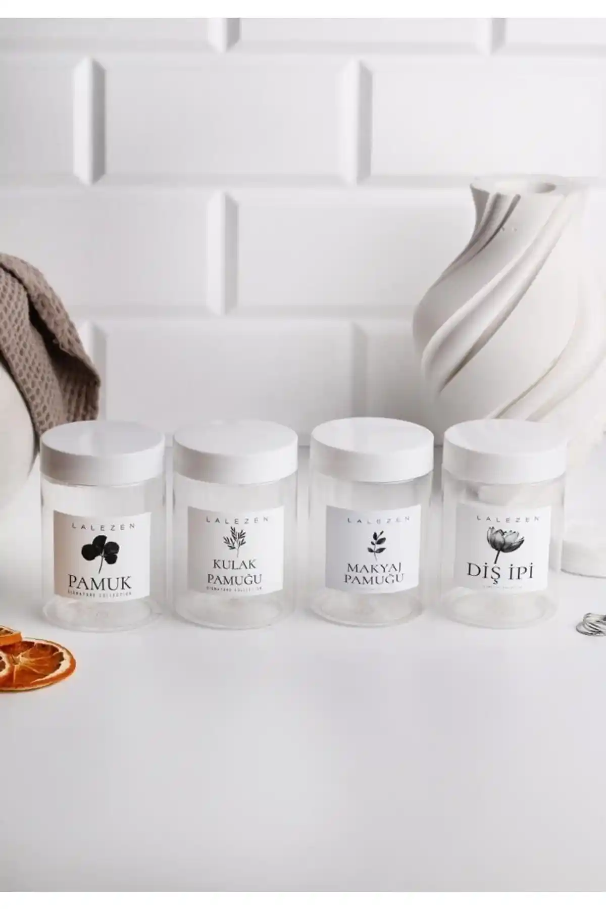 LALEZEN HOME Şeffaf Kulak Pamuğu: Dayanıklı, hijyenik ve şık tasarım ile günlük kullanım için ideal