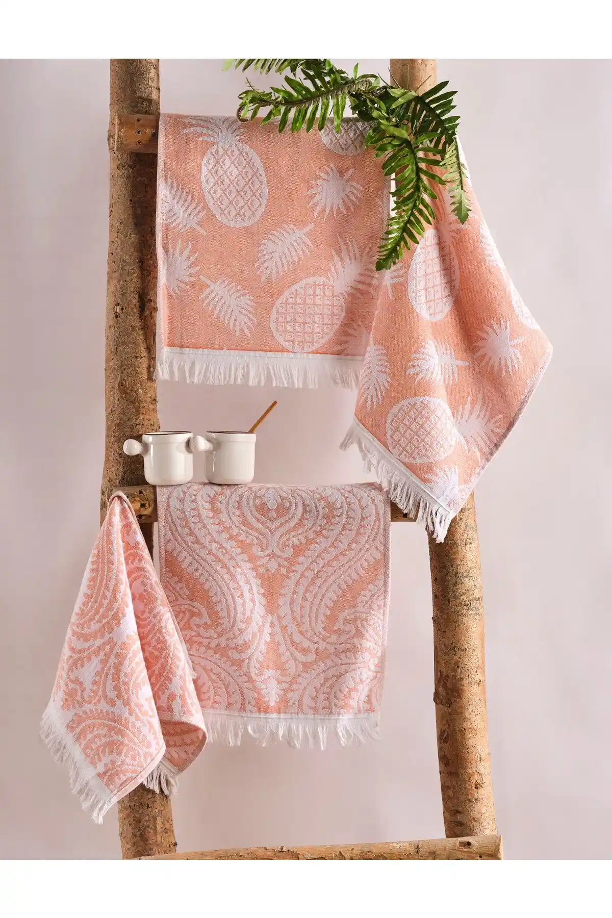 Mariva Home Nirvana Kitchen Somon 30x50 Cm Pamuklu Mutfak Havlusu Estetik ve Fonksiyonel Tasarım