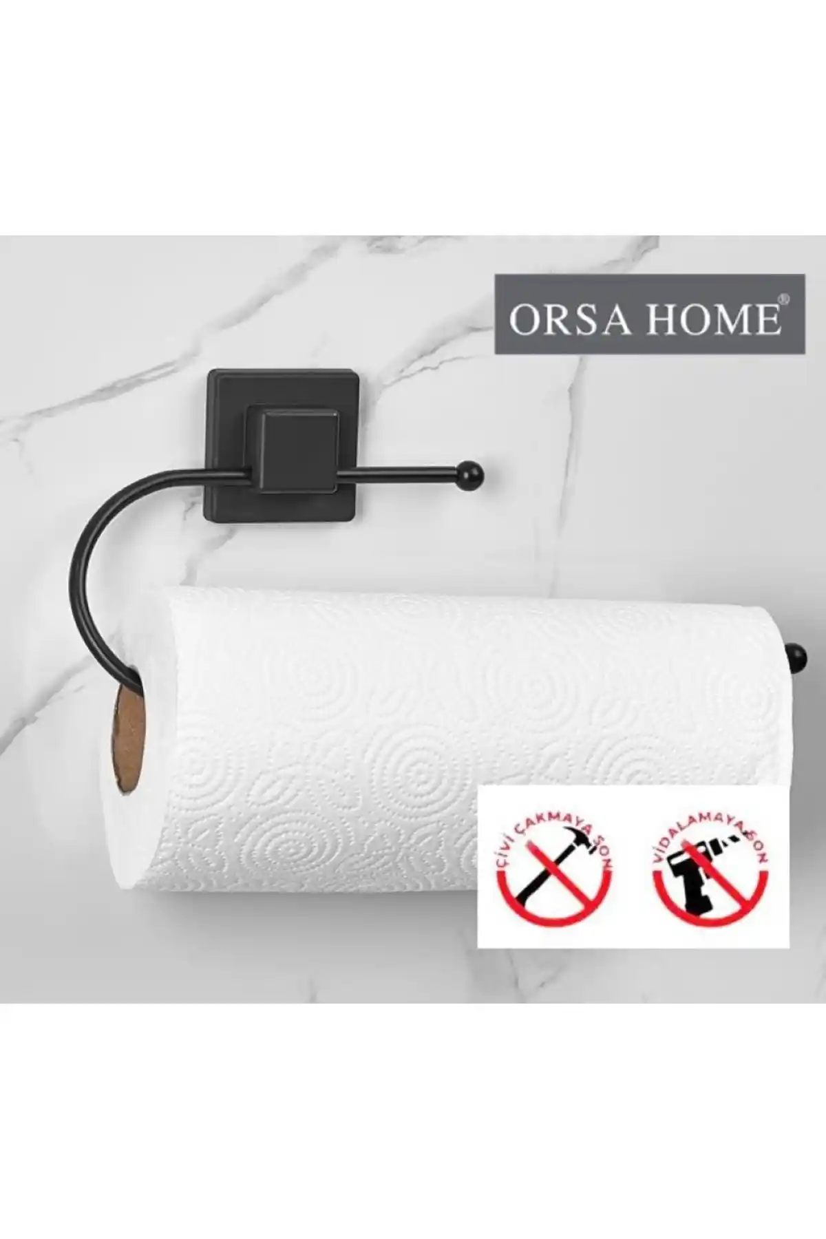 ORSA HOME 904 Kare Yapışkanlı Kağıt Havluluk: Estetik ve Pratik Kullanım İçin Modern Tasarım