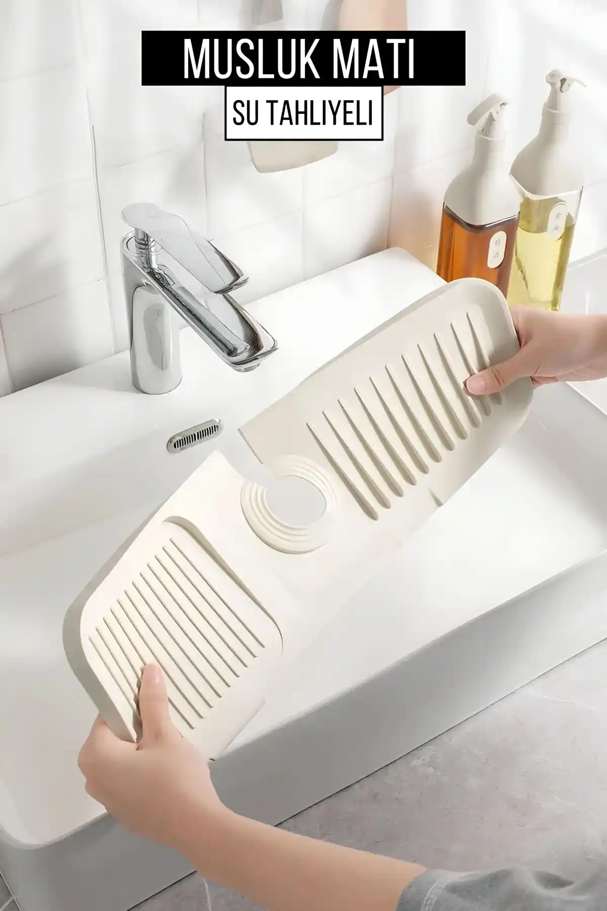 Orvila Elastik Musluk Matı ile Mutfak ve Banyo Hijyeninizi Artırın