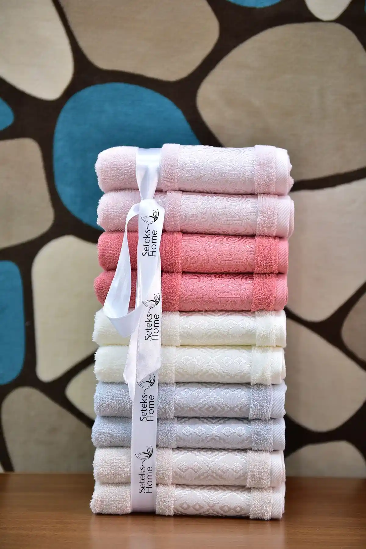 Özdilek Dory 10'lu Pamuklu Yüz Havlusu Seti Modern ve Şık Tasarım