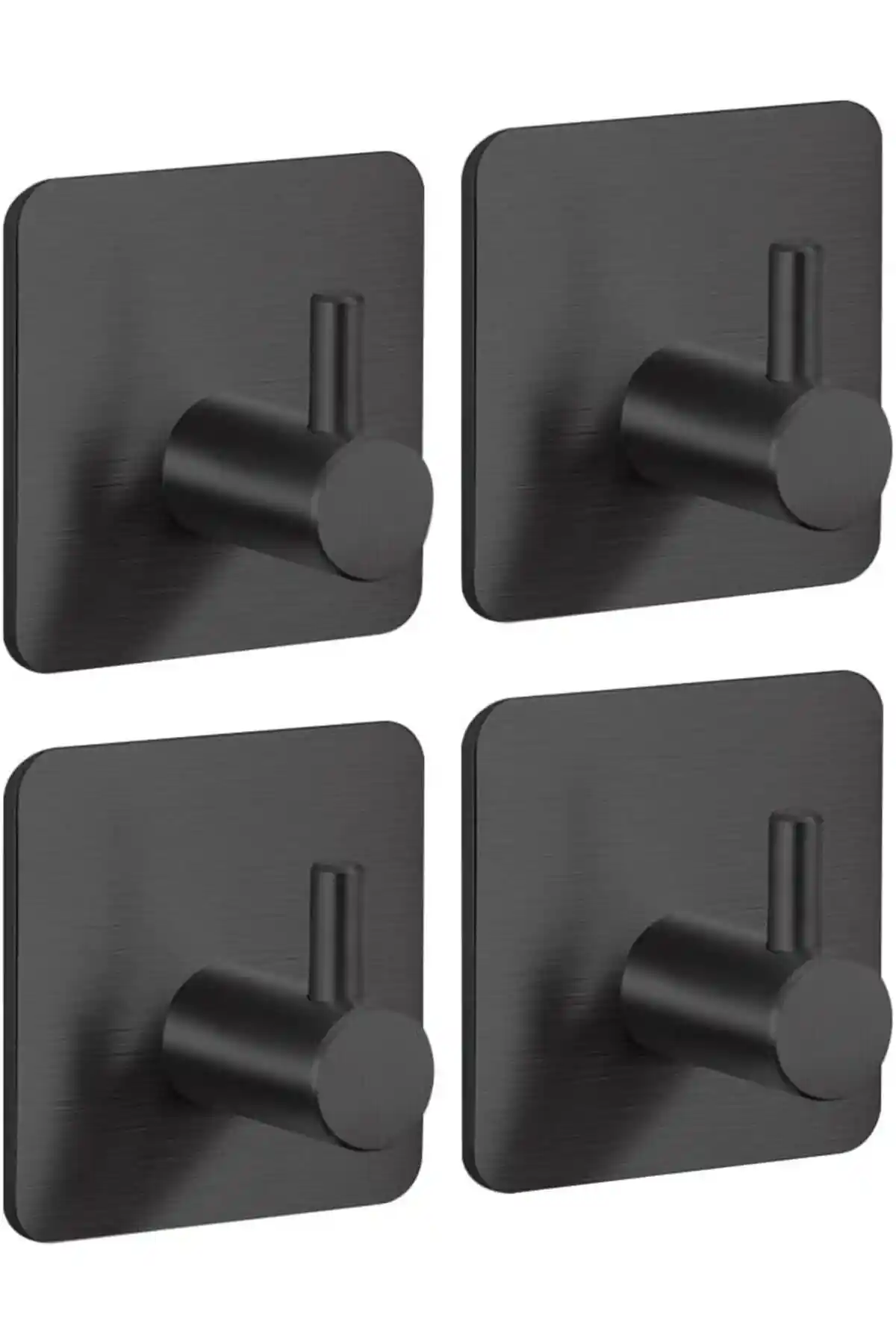 Paslanmaz Çelik Siyah Banyo ve Mutfak Askısı Seti Modern ve Dayıklı Tasarım