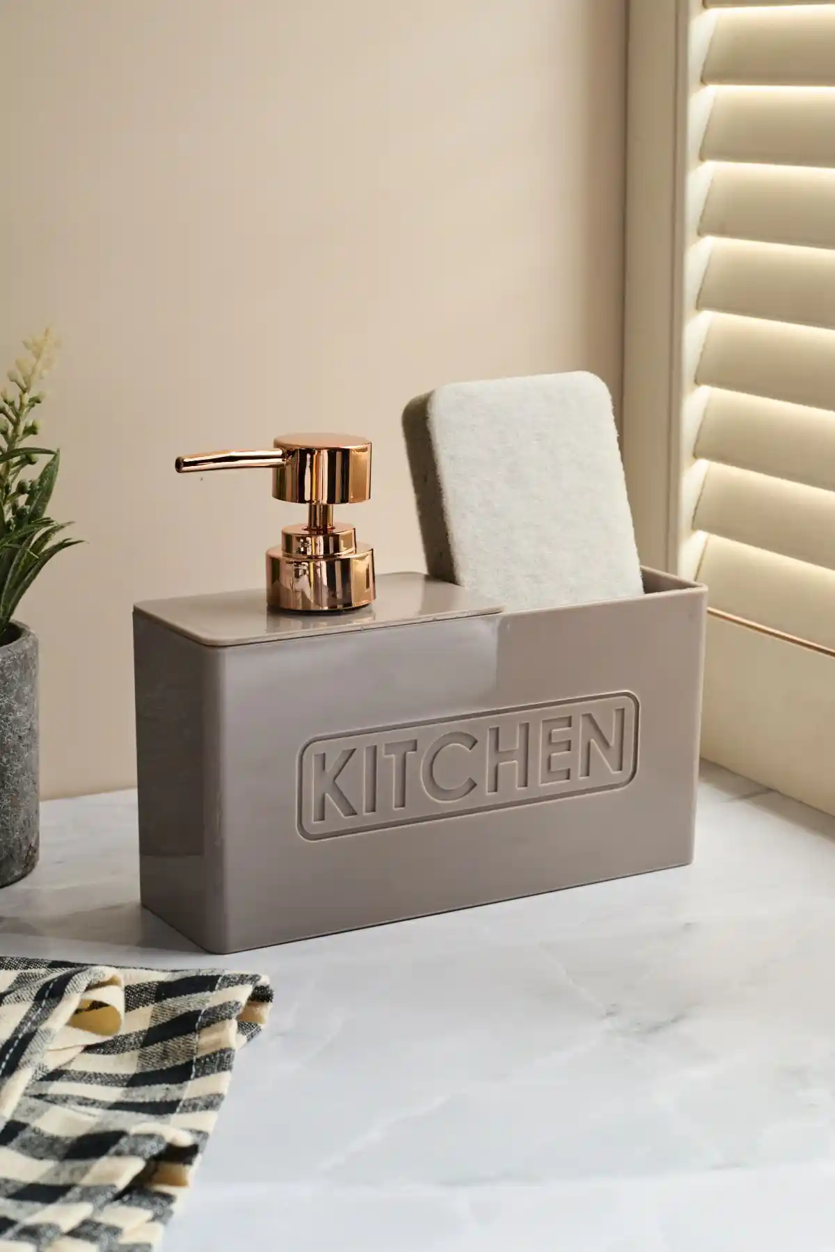 Perotti Kitchen Vizyon Sünger Hazneli Mutfak Sıvı Sabunluk Özellikleri ve Kullanım Avantajları