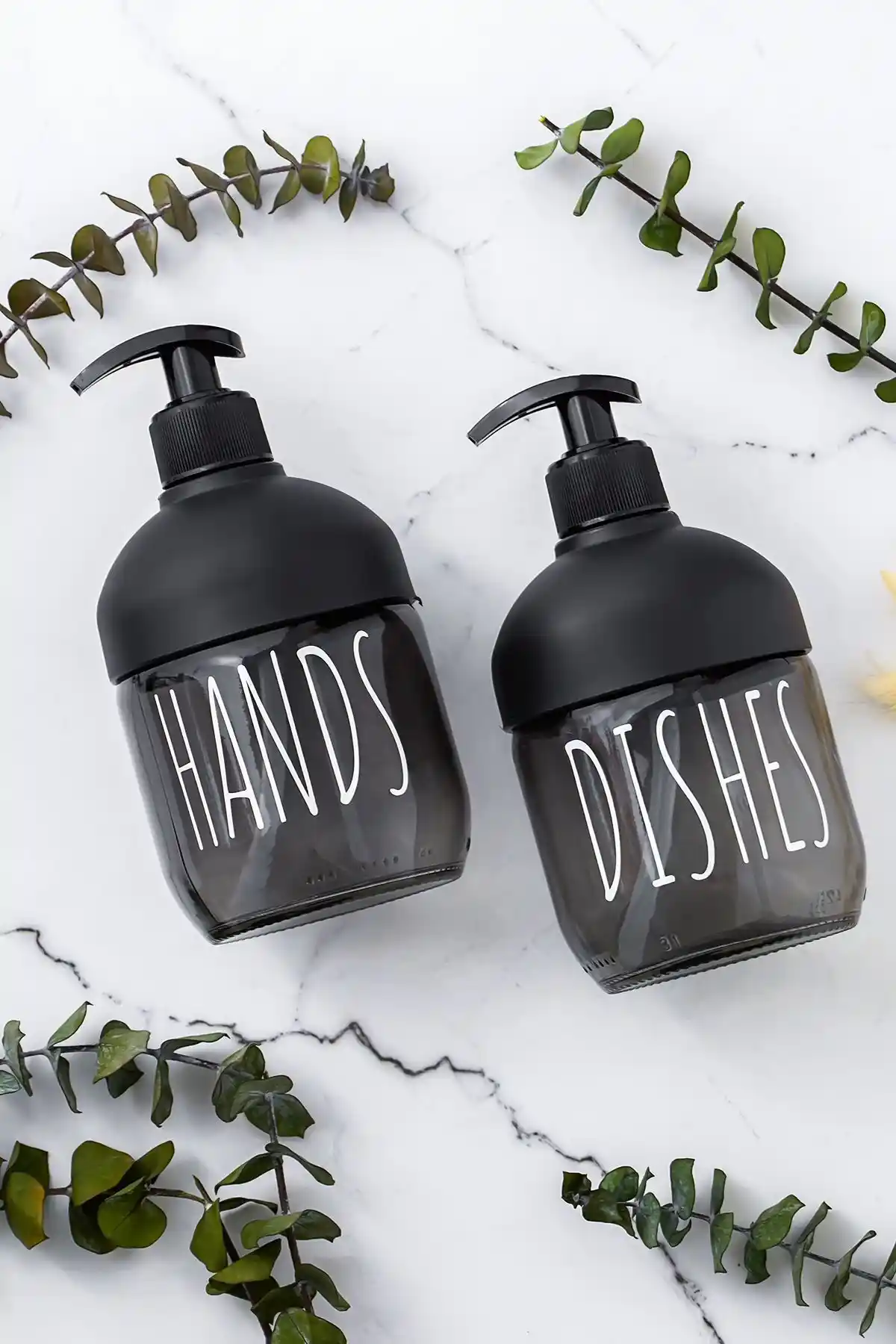 Porsima C-527 2'li Cool Siyah Cam Sıvı Sabunluk Seti Modern ve Şık Tasarımıyla Kullanışlılık Sunar