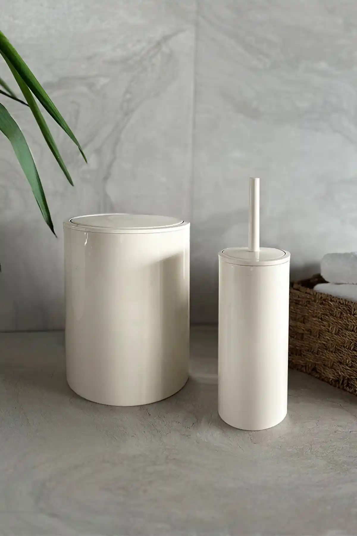 Prima Nova Flores Bej 2'li Banyo Seti Şık ve Fonksiyonel Tasarım