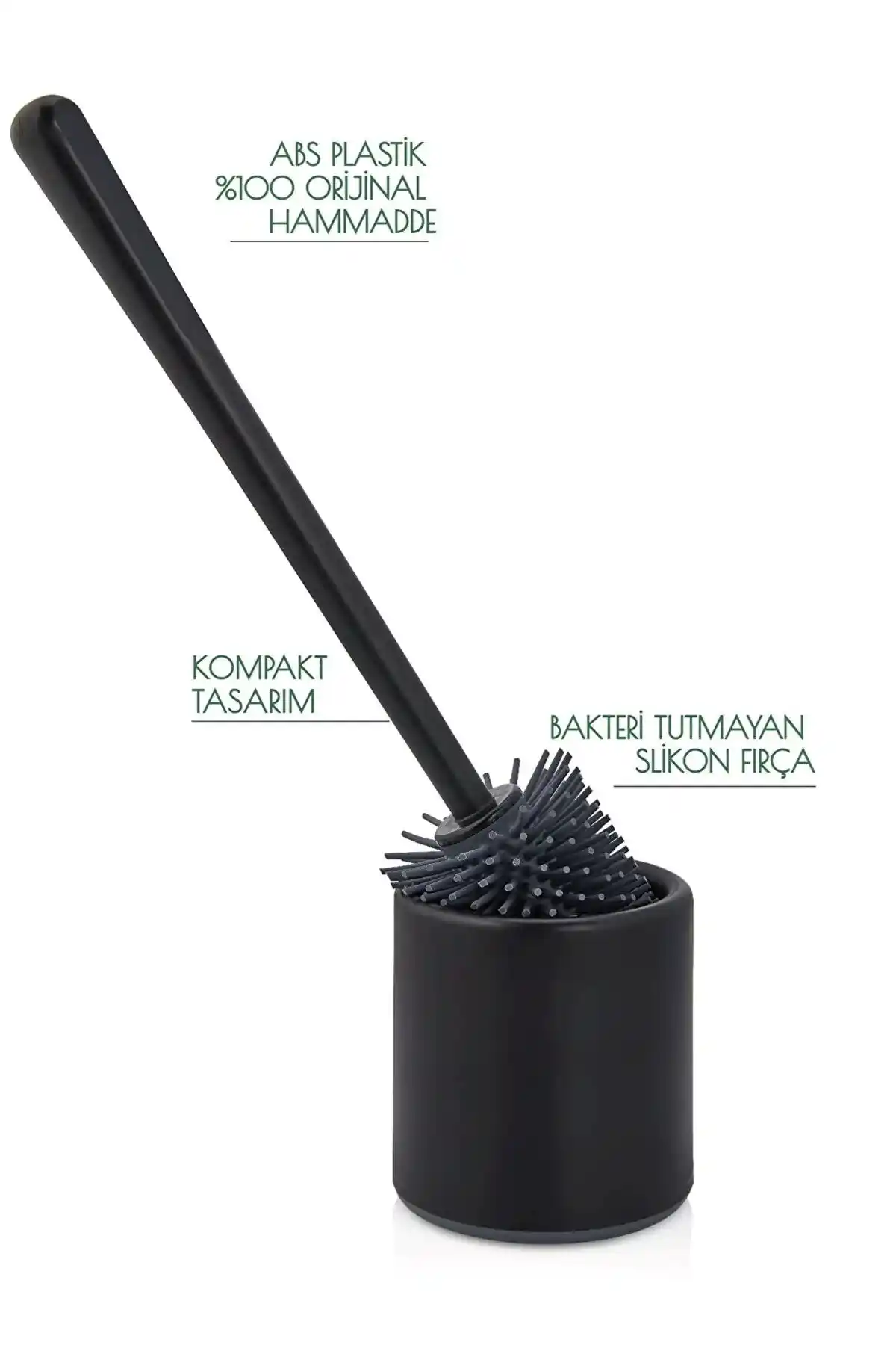 Sas Haus Silikon WC ve Tuvalet Fırçası: Hijyenik ve Dayanıklı Modern Temizlik Çözümü