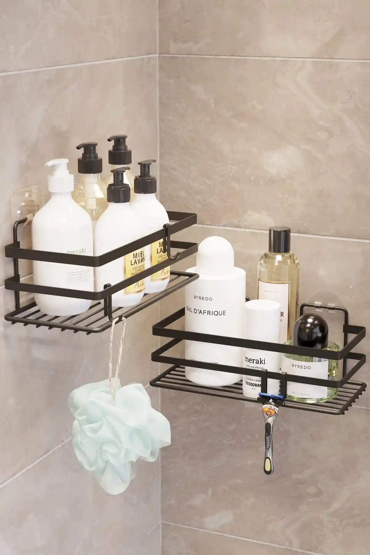 Suntel Banyo ve Mutfak Aksesuarları: Şık ve Dayanıklı Yapışkanlı Raflar