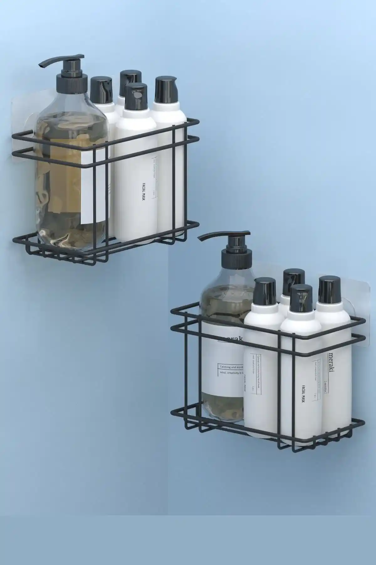 Tekno-tel Yapışkanlı Banyo ve Mutfak Rafları Dayanıklı ve Kolay Montajlı Modern Çözüm