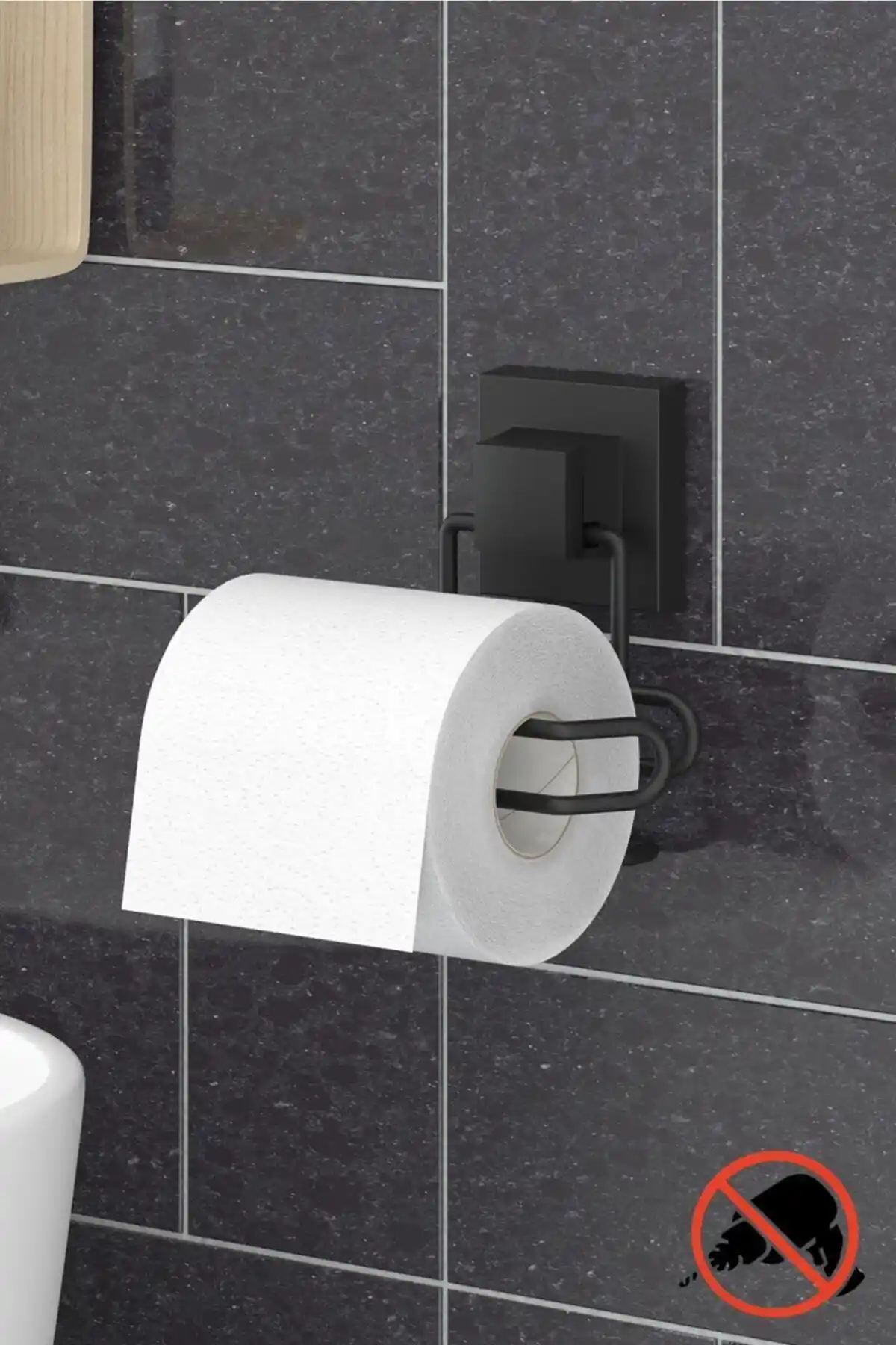 Teknotel Easyfix Yapışkanlı Tuvalet Kağıtlık Modern ve Pratik Tasarım Özellikleri