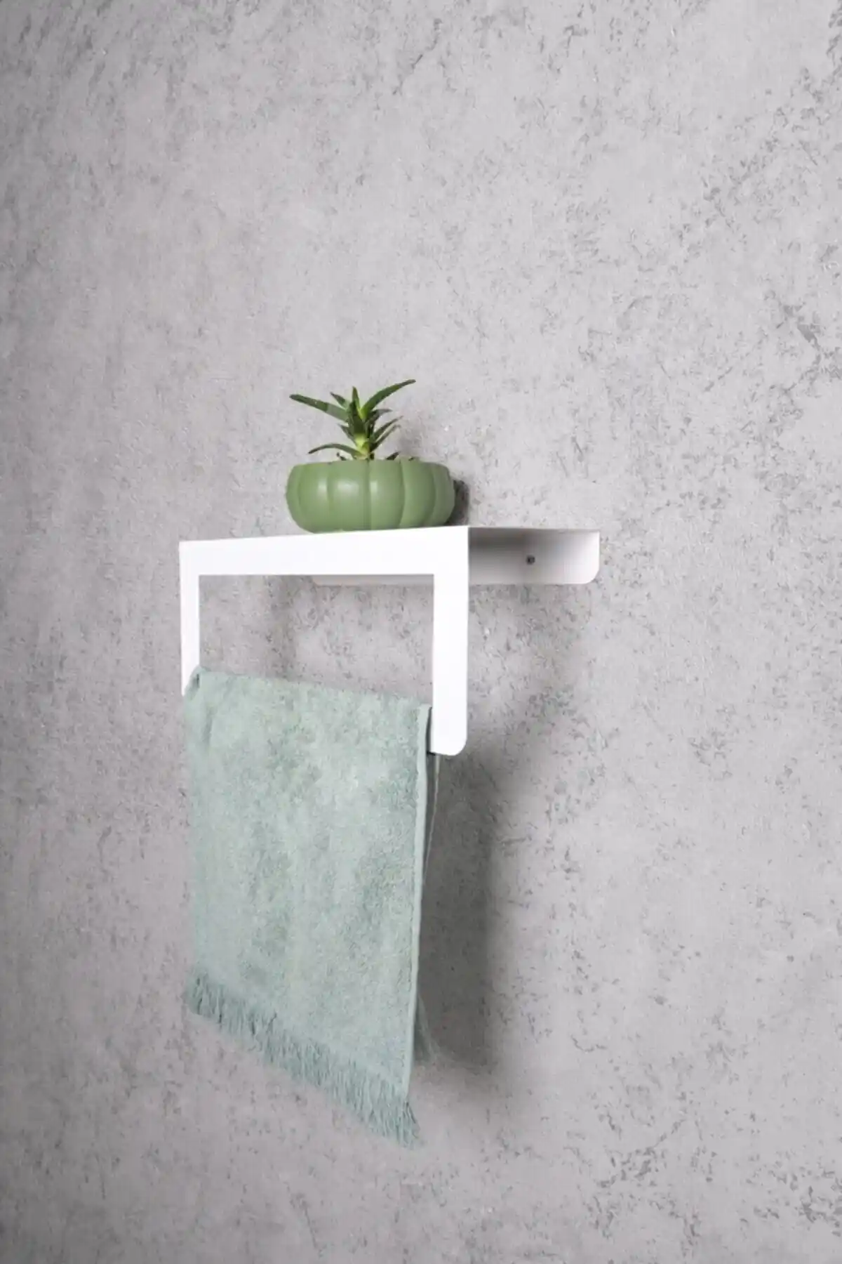 VegaDekor Beyaz Metal Havlu Tutacağı: Modern ve Dayanıklı Mutfak ve Banyo Aksesuarı