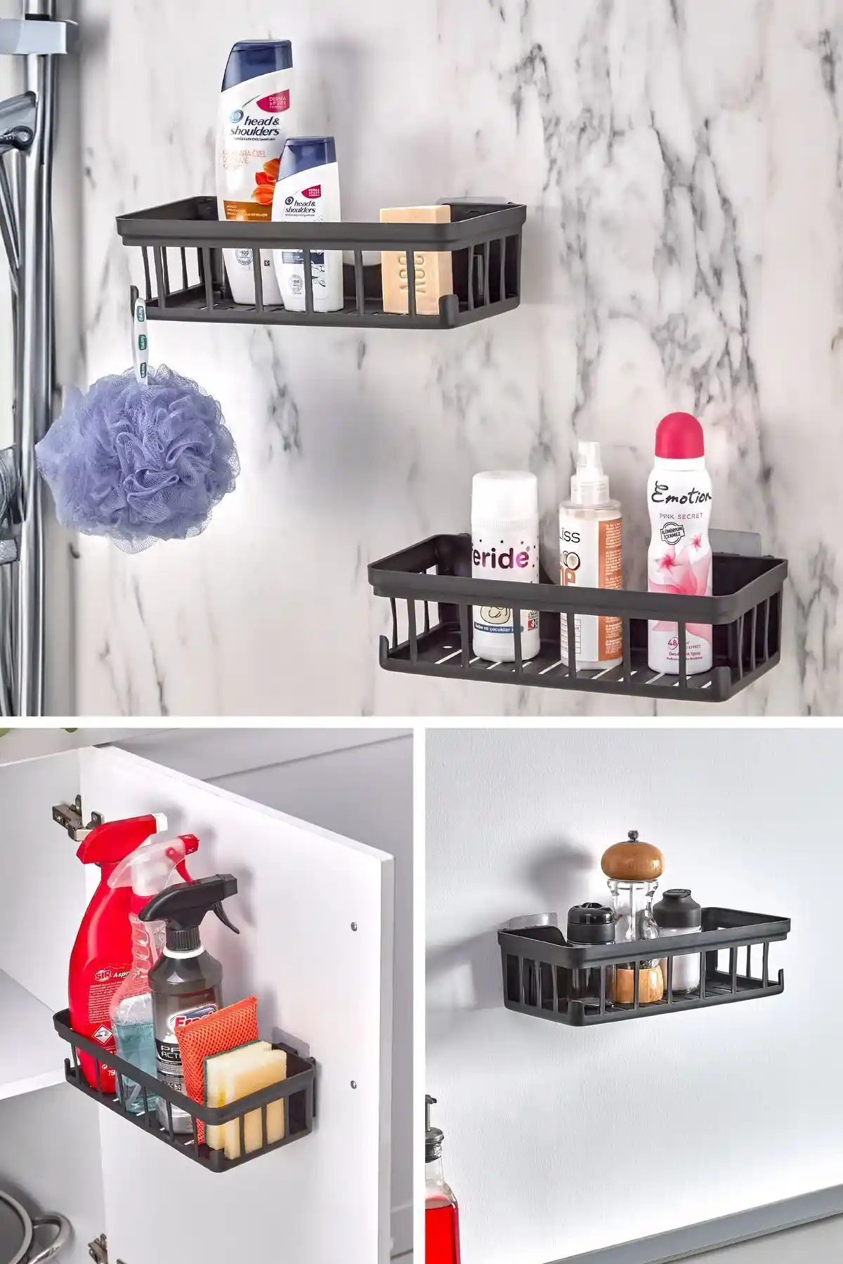 Vigentino 2'li Oslo Banyo Düzenleyici Seti Modern ve Dayanıklı Tasarım