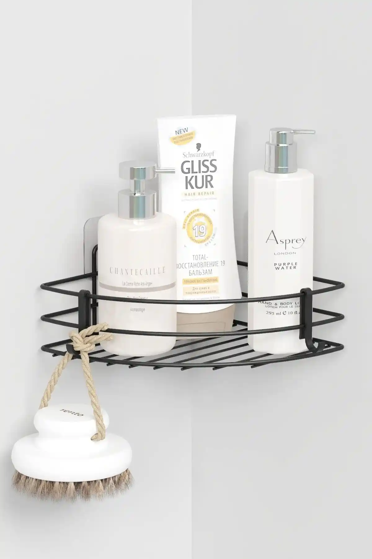 Zabata Yapışkanlı Banyo Köşeliği: Dayanıklı ve Şık Pratik Banyo Aksesuarı